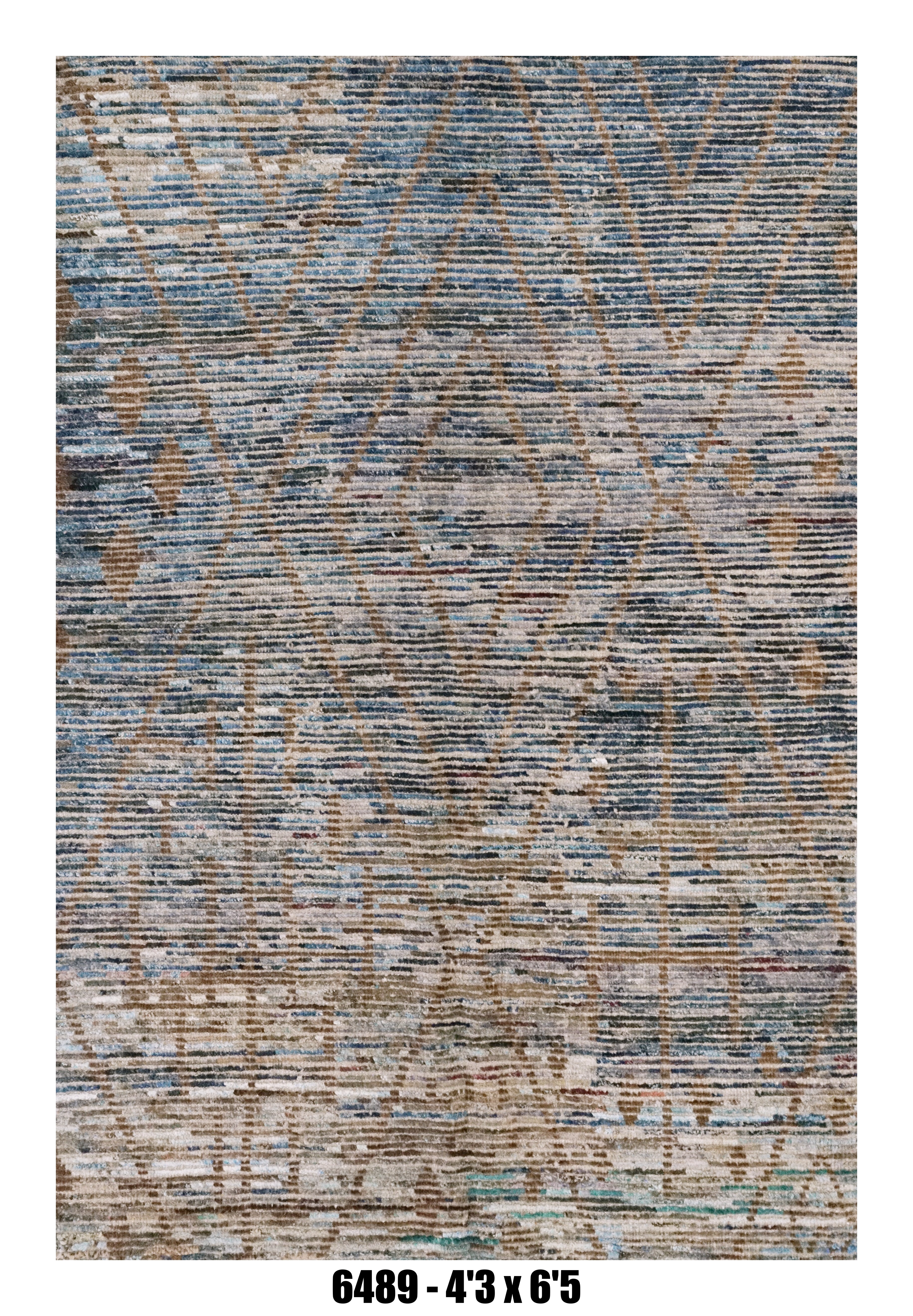 Handmade Afghan Rug — Moroccan 4x6