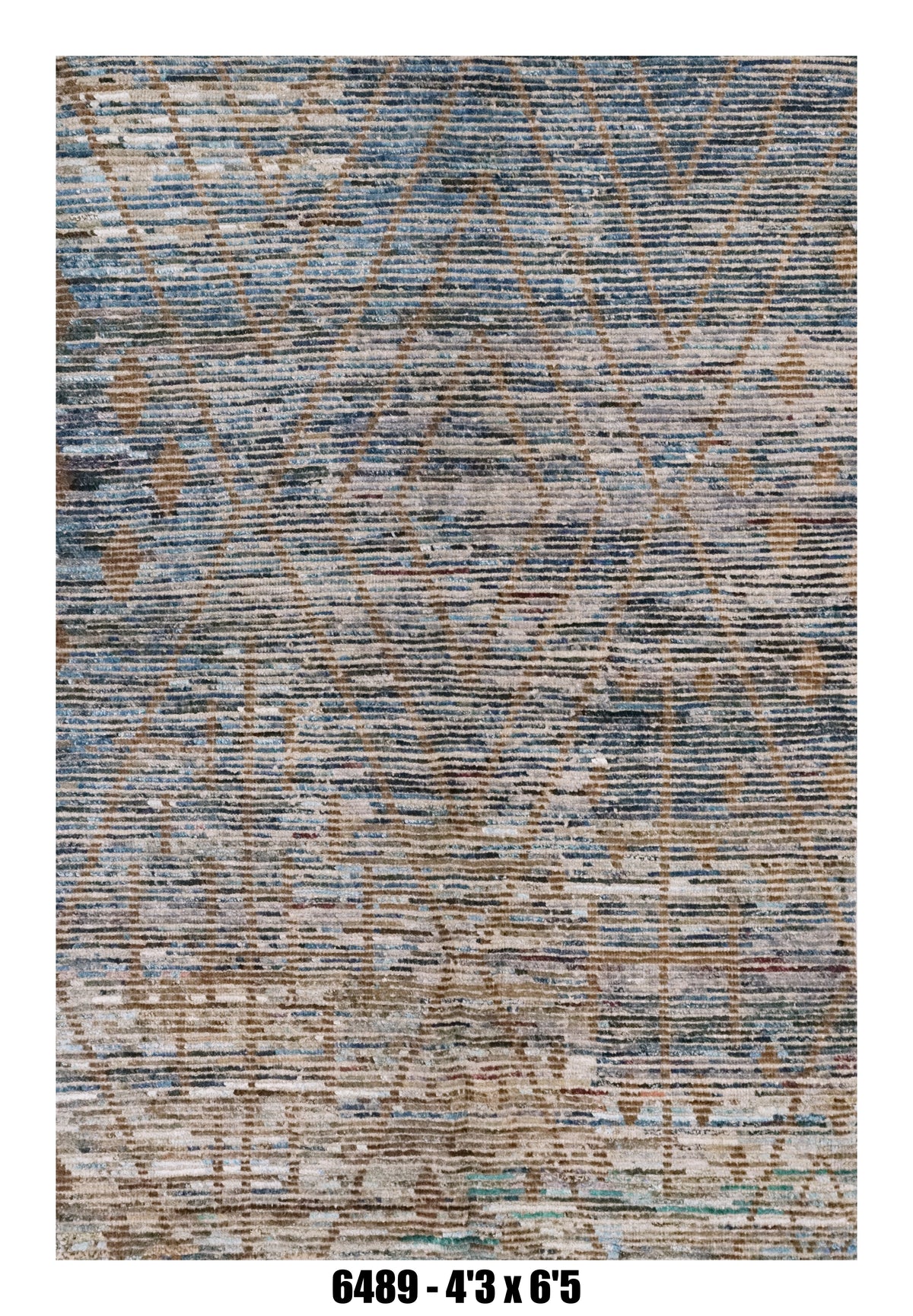 Handmade Afghan Rug — Moroccan 4x6