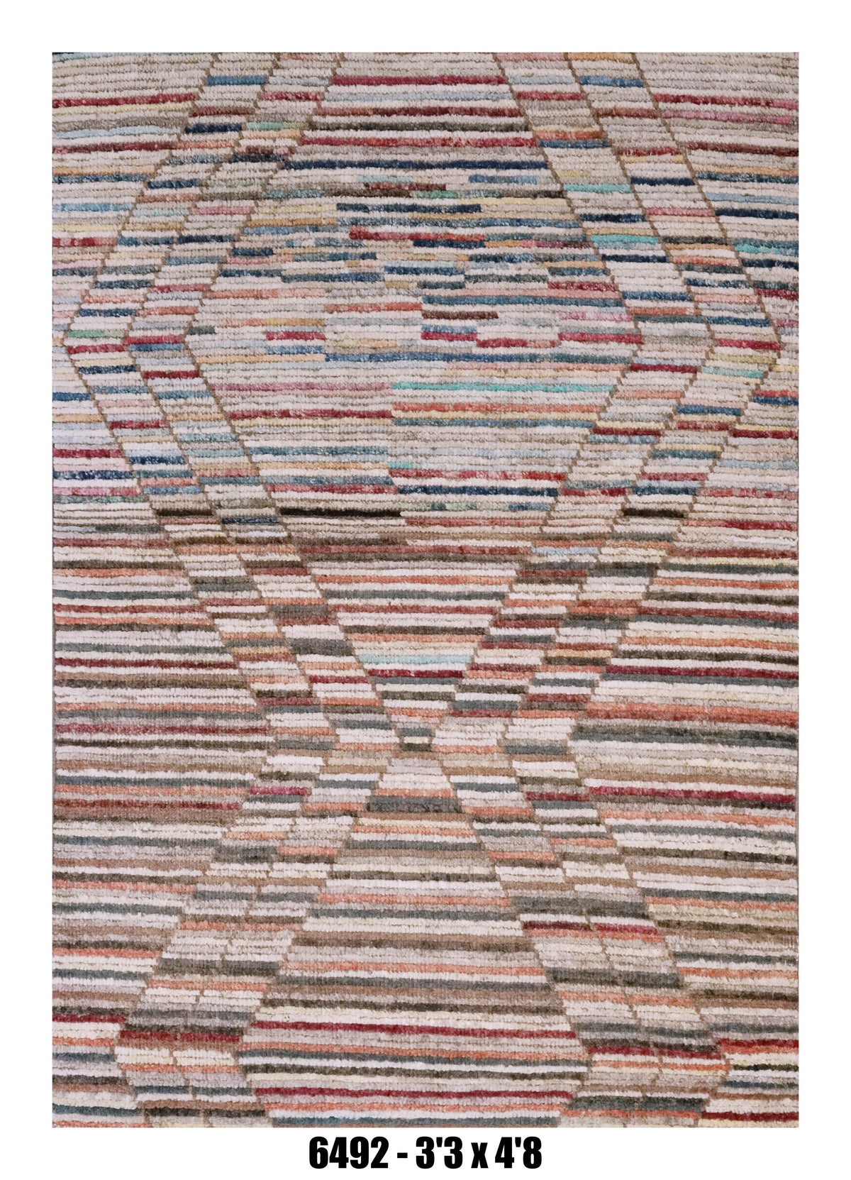 Moroccan Geometric Rug Moroccan Geometric Area Rug 3'3