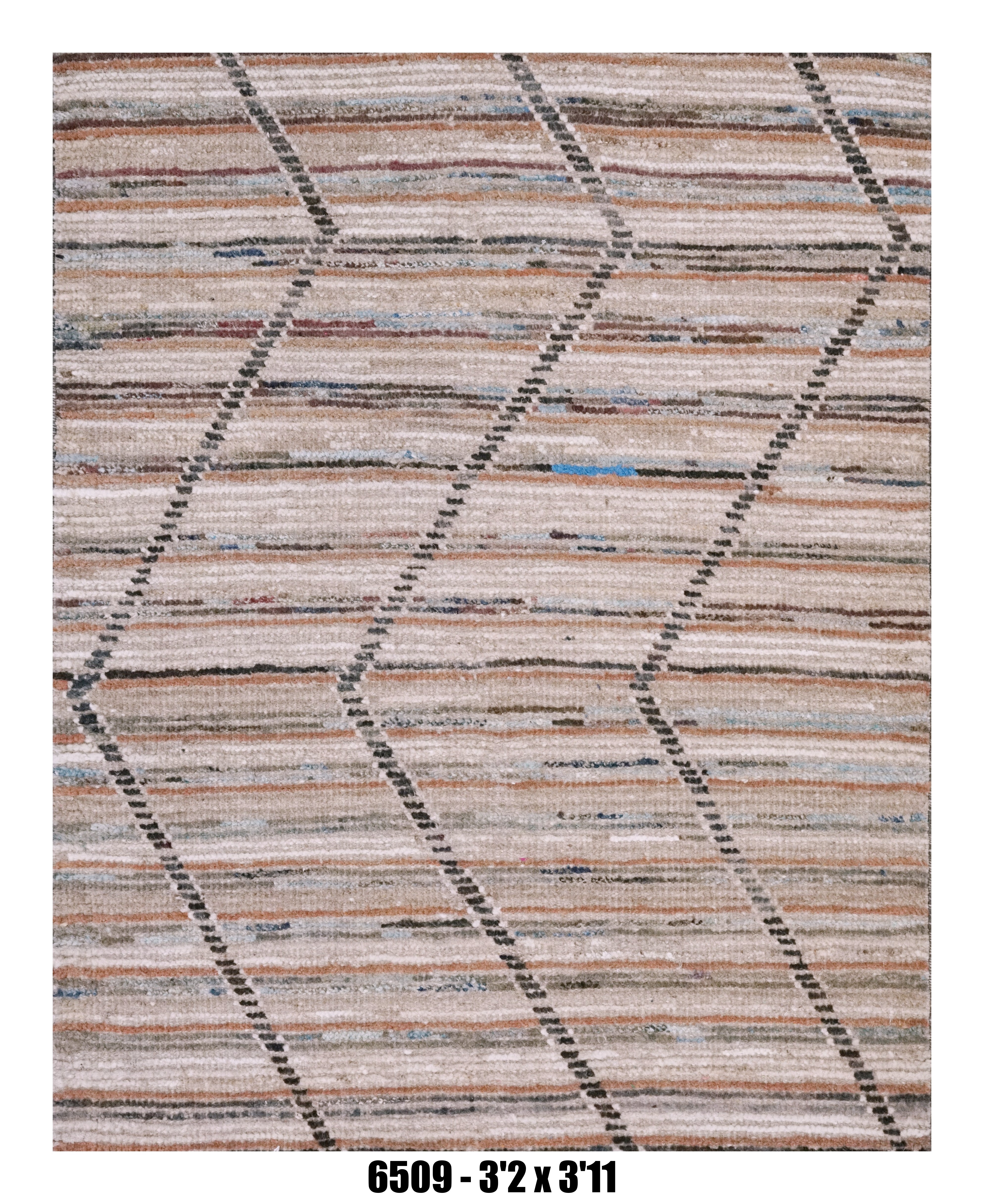 Handmade Afghan Rug — Moroccan 3x5