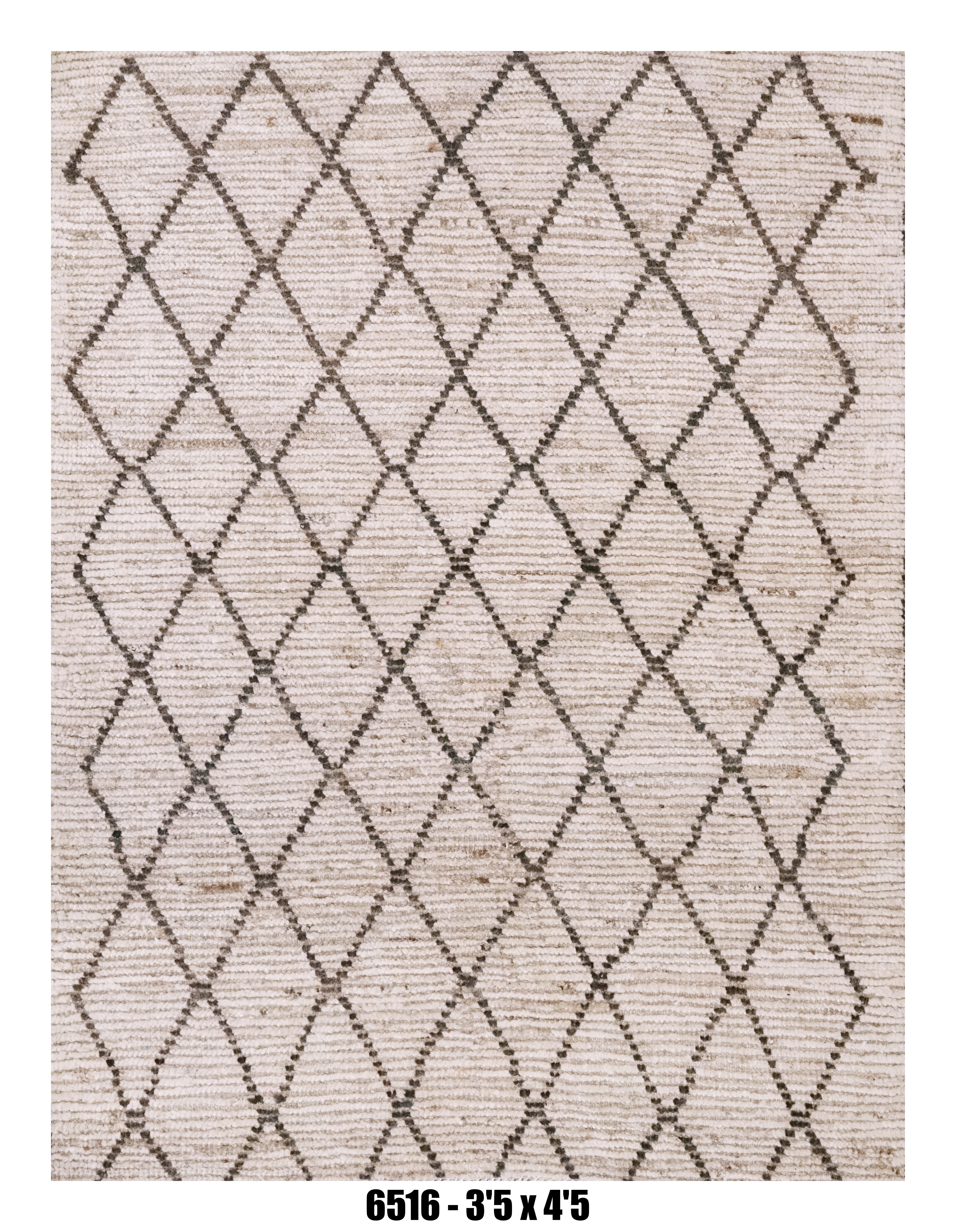 Handmade Afghan Rug — Moroccan 3x5