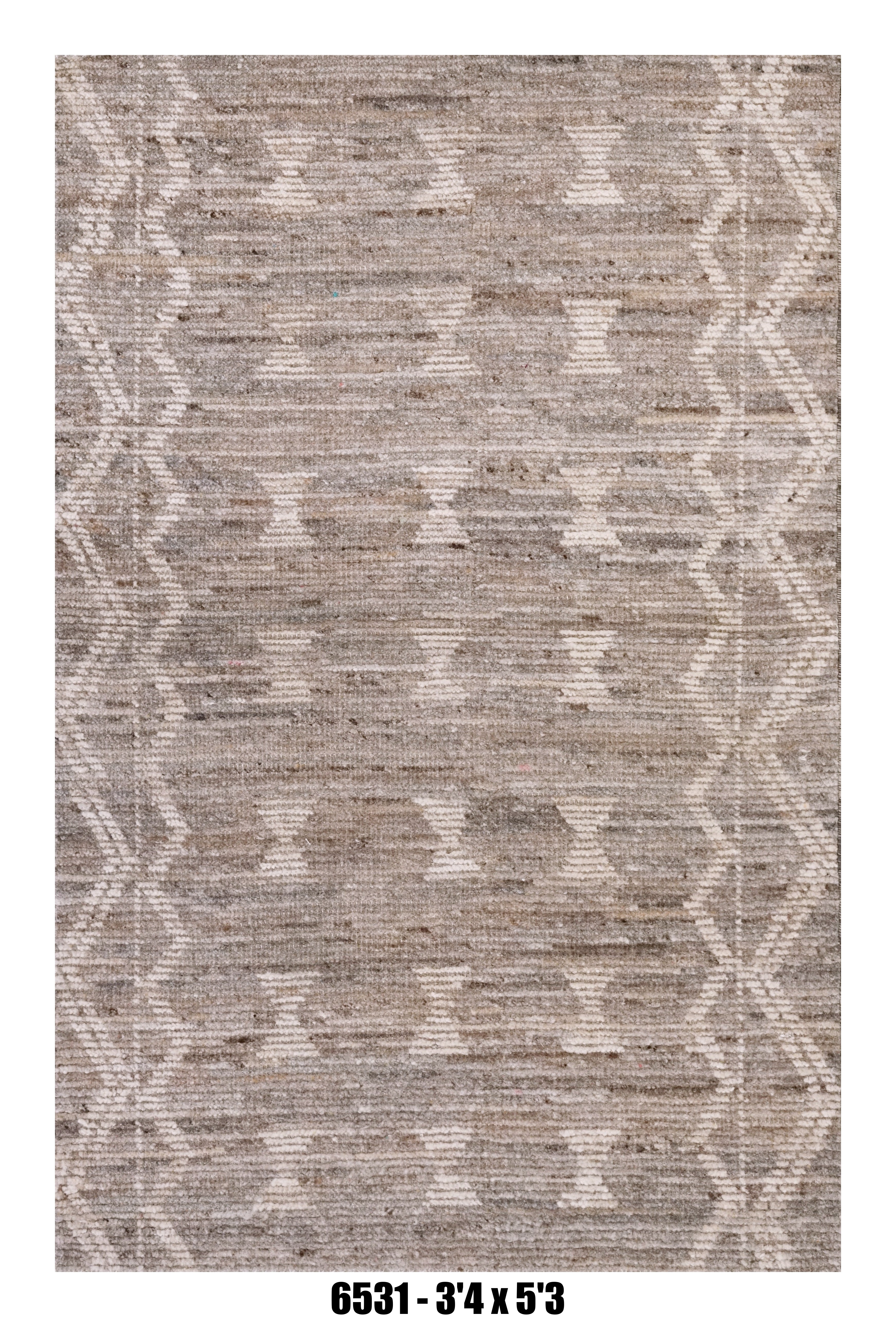 Handmade Afghan Rug — Moroccan 3x5