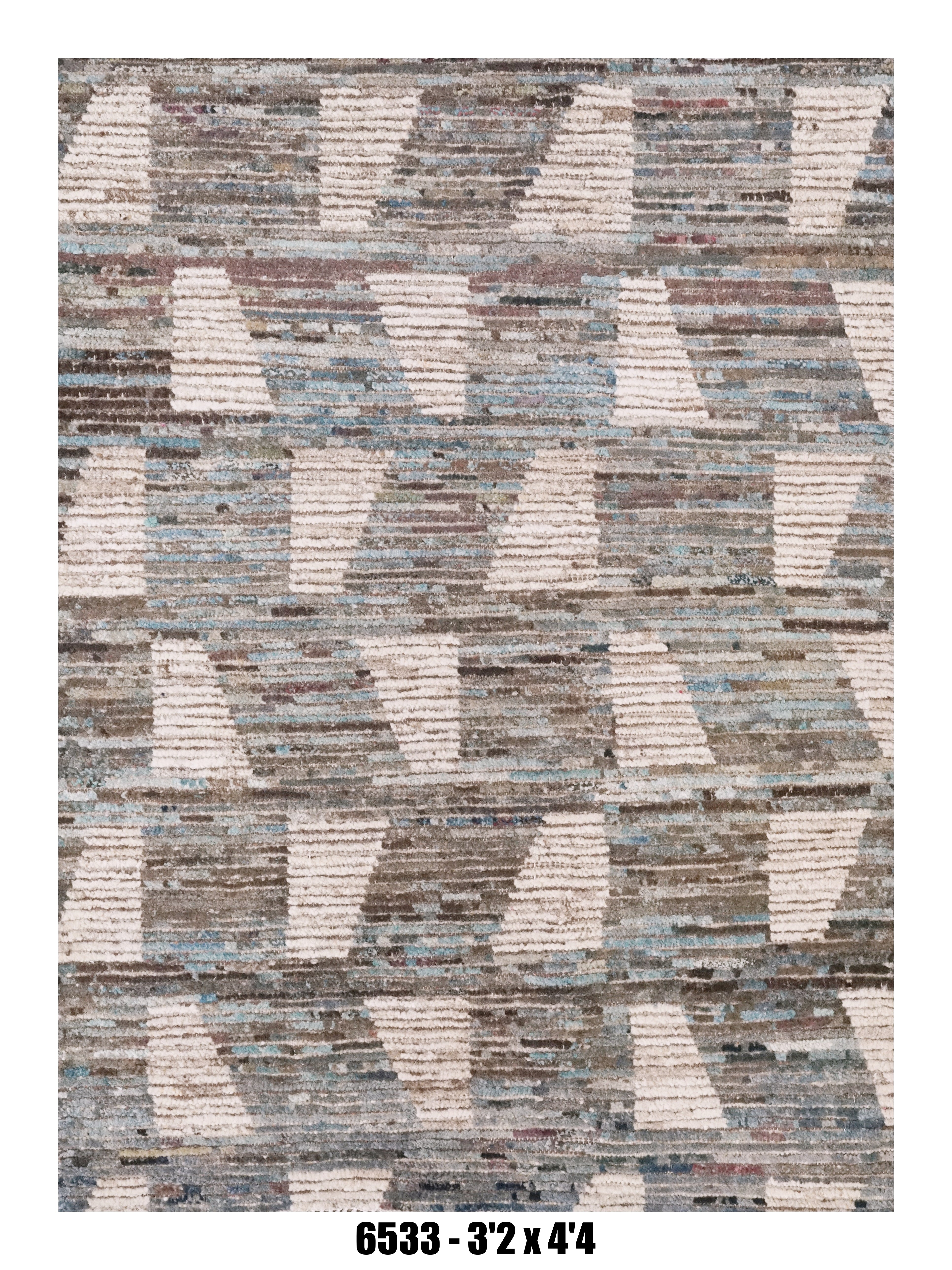 Handmade Afghan Rug — Moroccan 3x5