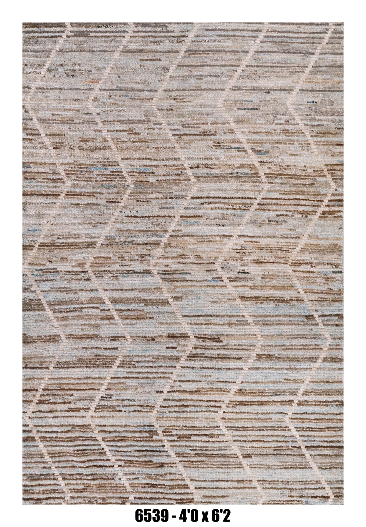 Handmade Afghan Rug — Moroccan 4x6