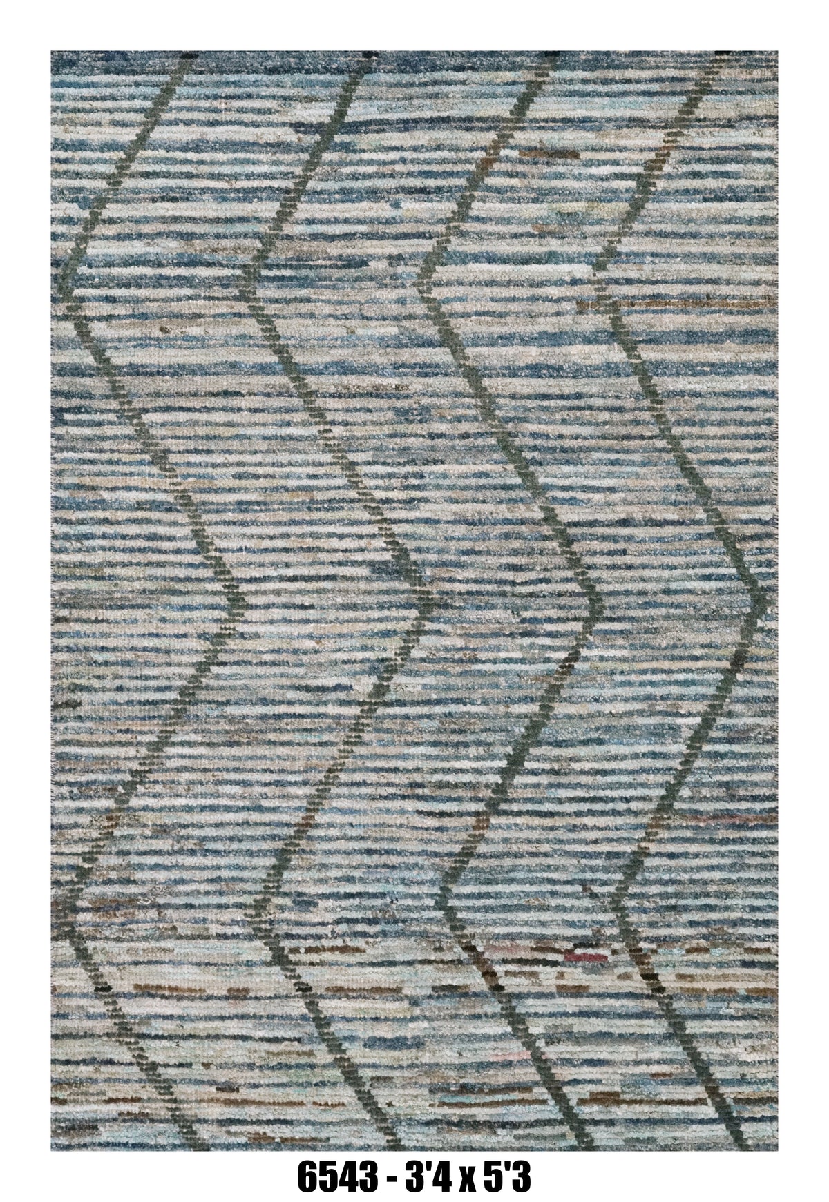 Handmade Afghan Rug — Moroccan 3x5
