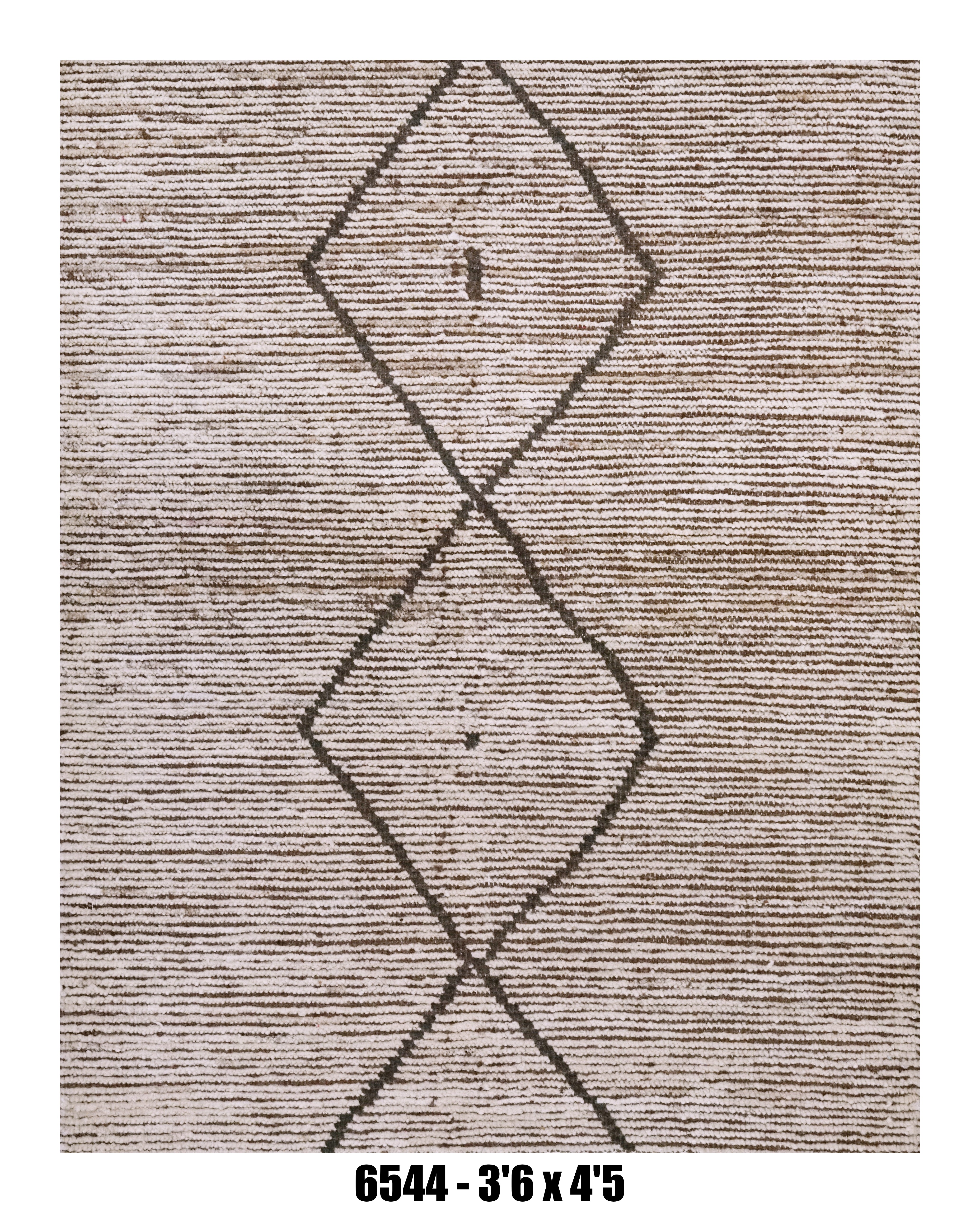 Handmade Afghan Rug — Moroccan 3x5