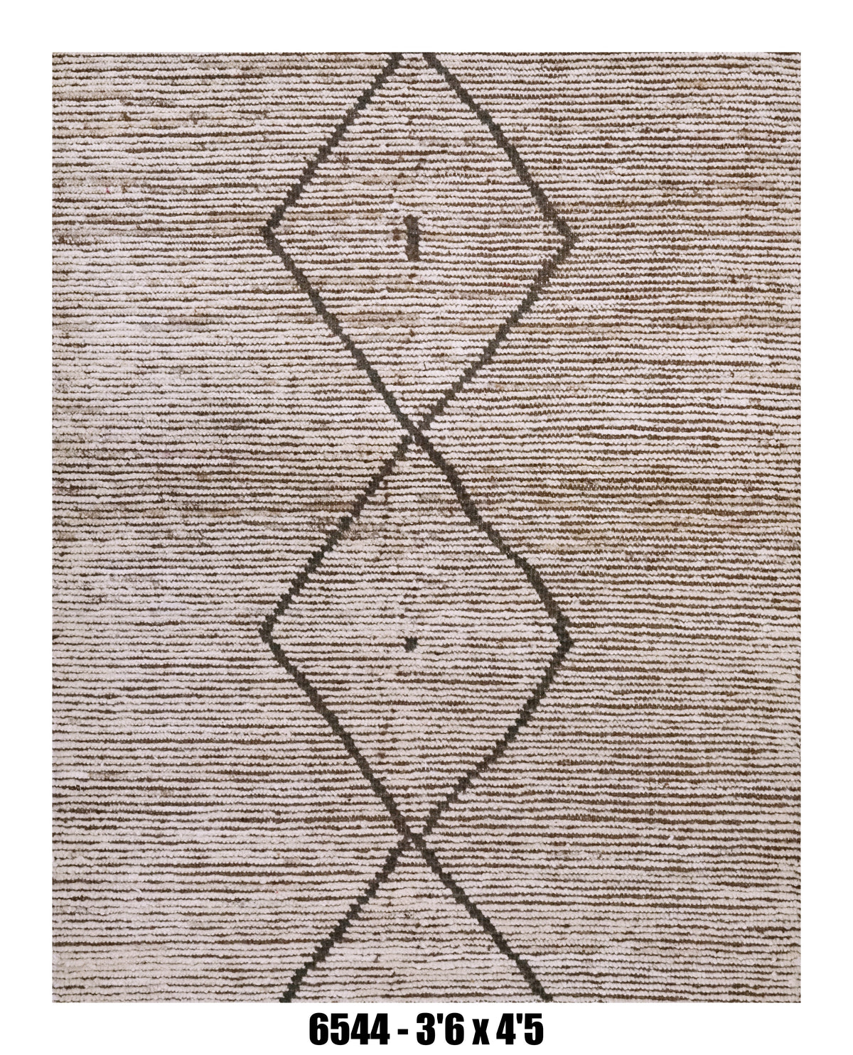 Handmade Afghan Rug — Moroccan 3x5