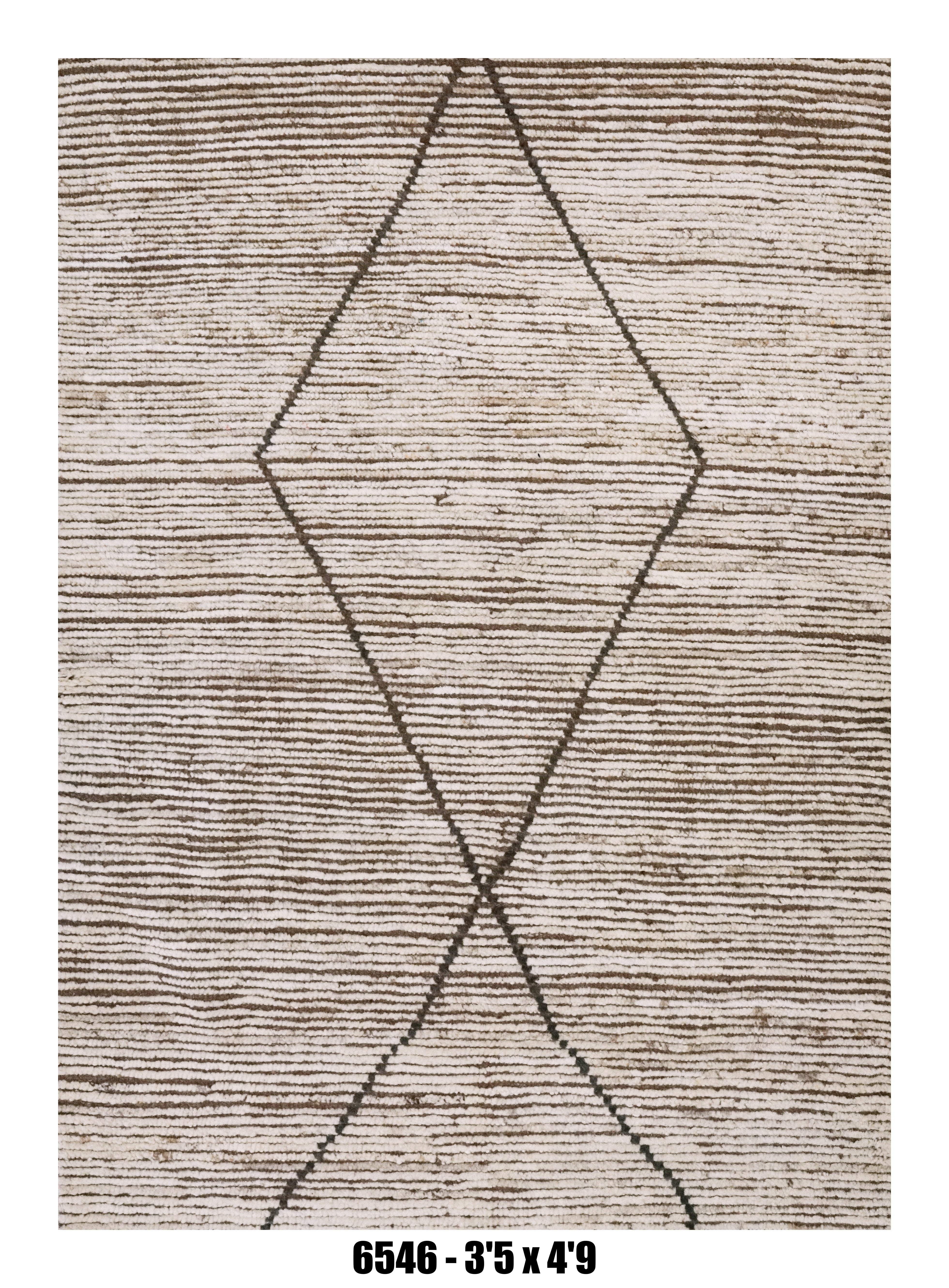Handmade Afghan Rug — Moroccan 3x5