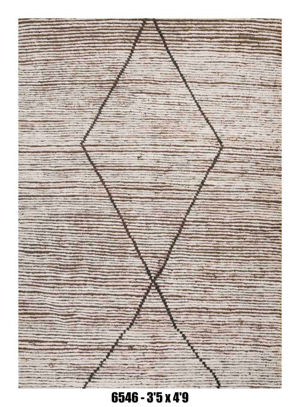 Handmade Afghan Rug — Moroccan 3x5