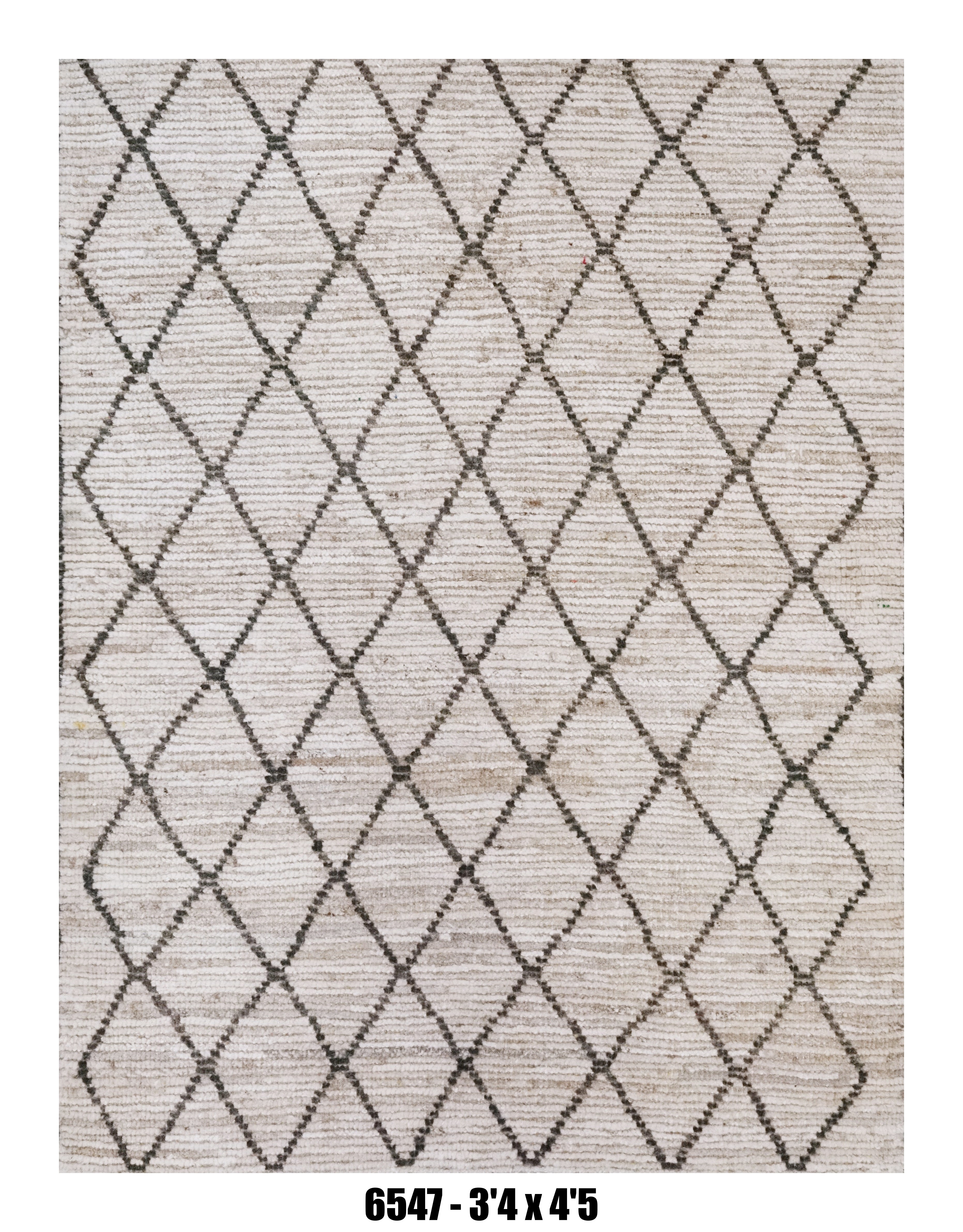 Handmade Afghan Rug — Moroccan 3x5