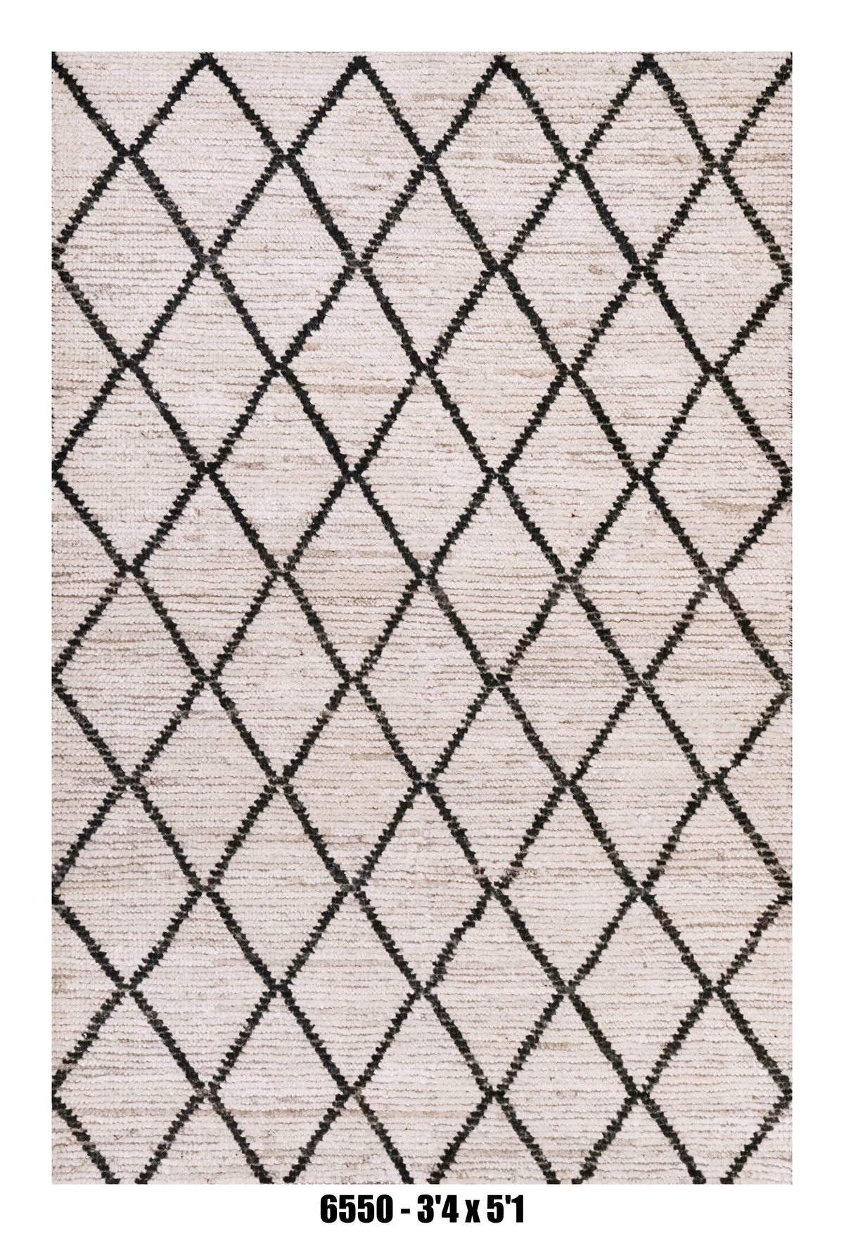 Handmade Afghan Rug — Moroccan 3x5