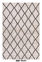 Handmade Afghan Rug — Moroccan 3x5