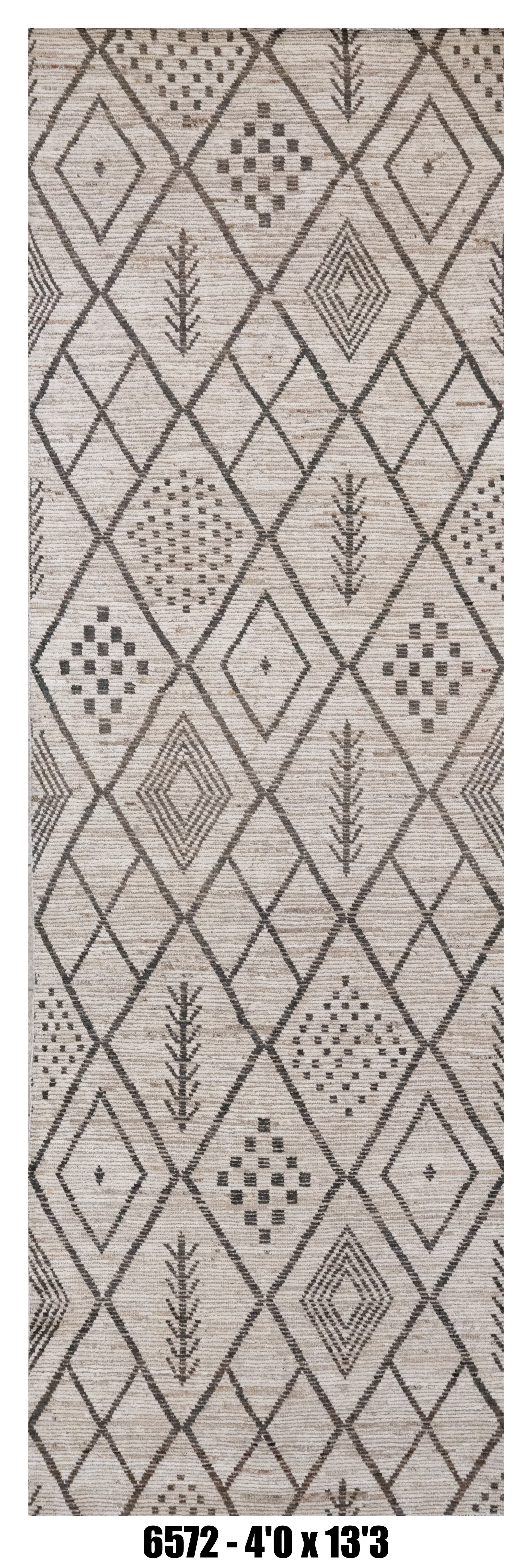 Handmade Afghan Rug — Moroccan Runner