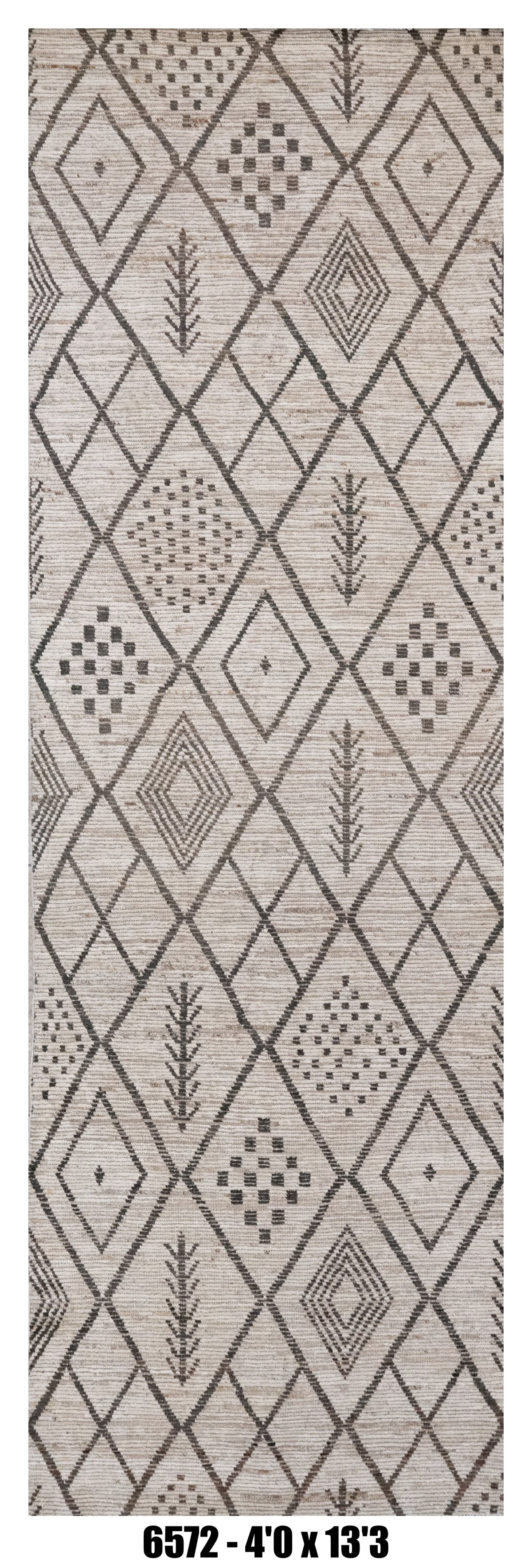 Handmade Afghan Rug — Moroccan Runner