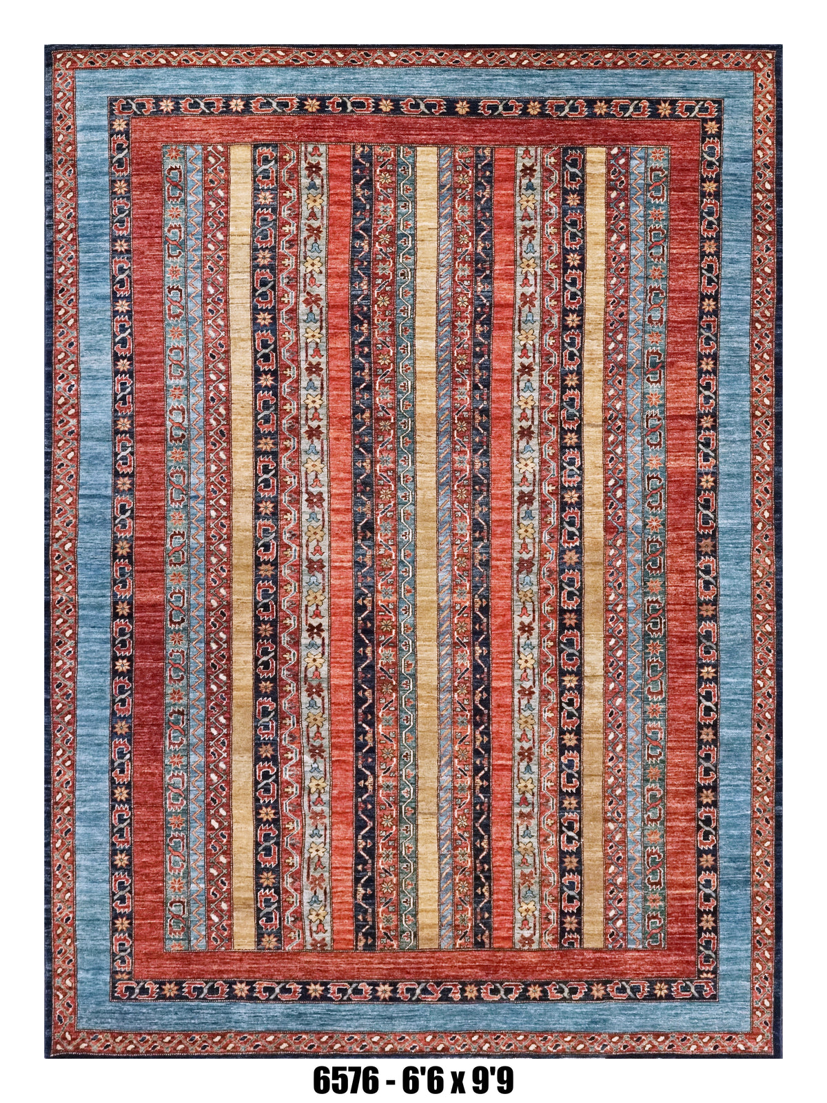 Handmade Afghan Rug — 7x10