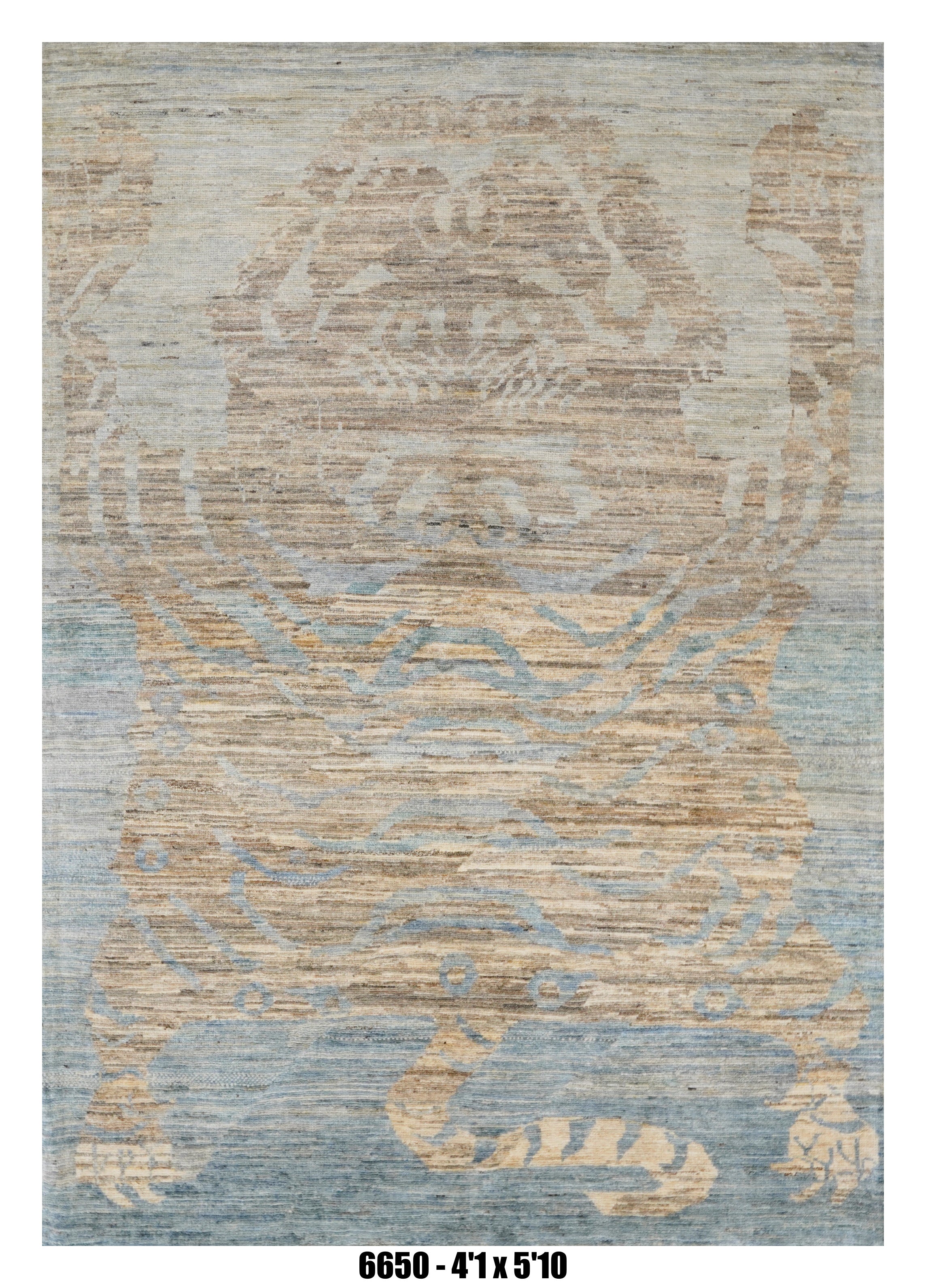 Handmade Afghan Rug — 4x6