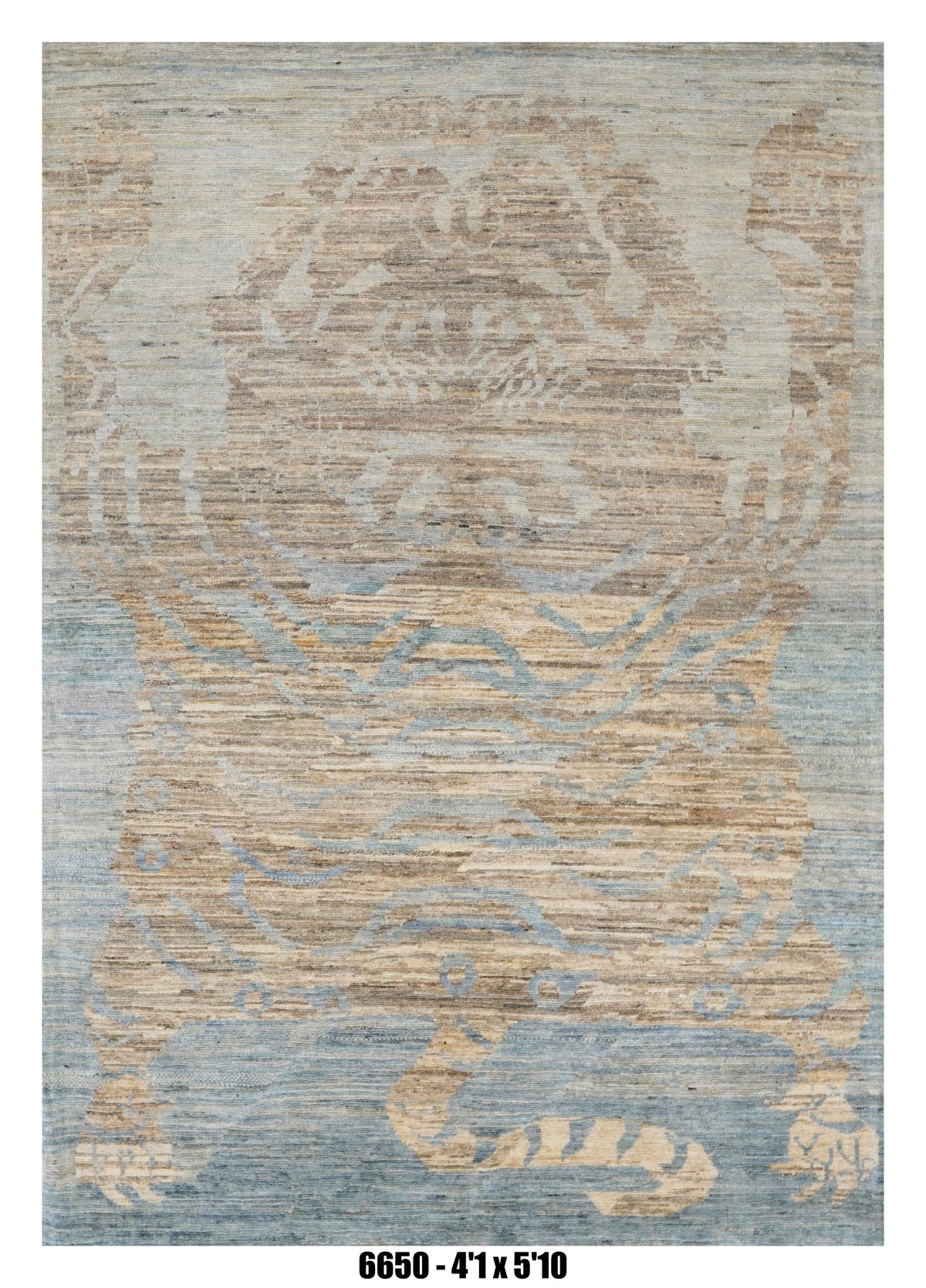 Handmade Afghan Rug — 4x6