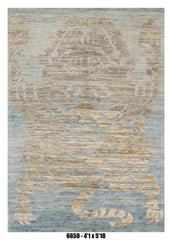 Handmade Afghan Rug — 4x6