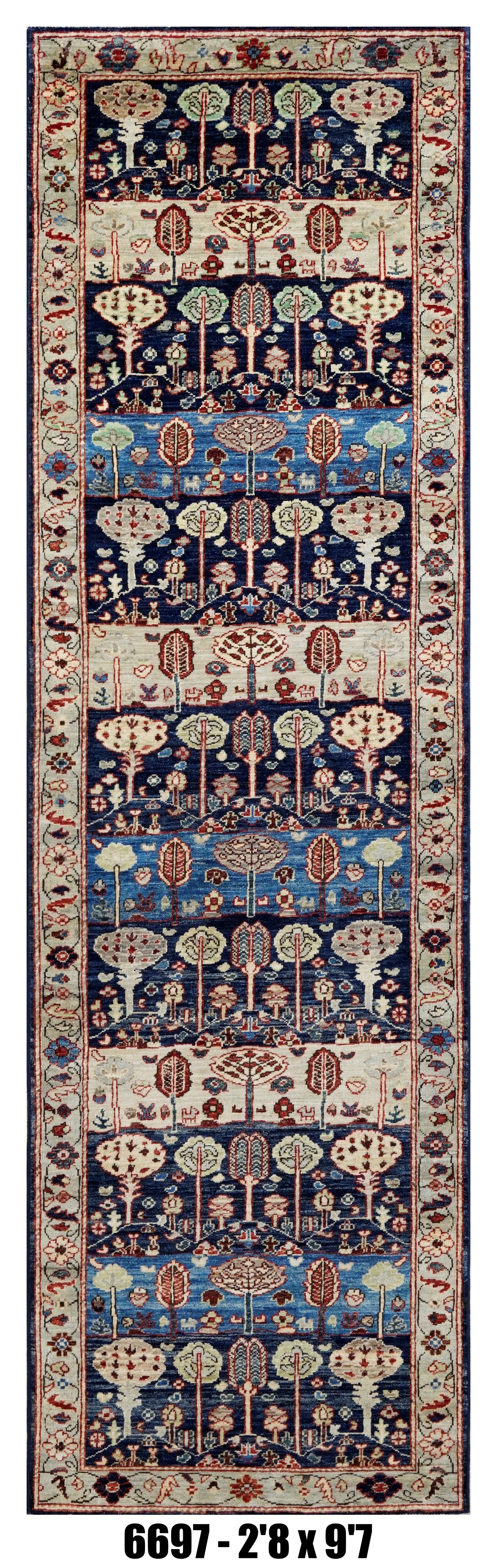 Handmade Afghan Rug — Runner
