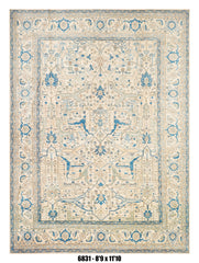 Handmade Afghan Rug — 9x12