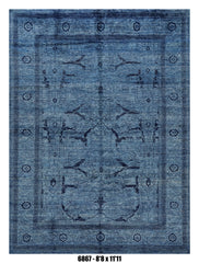 Handmade Afghan Rug — 9x12