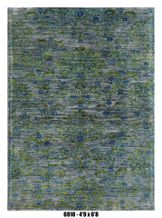 Handmade Afghan Rug — 5x7-8