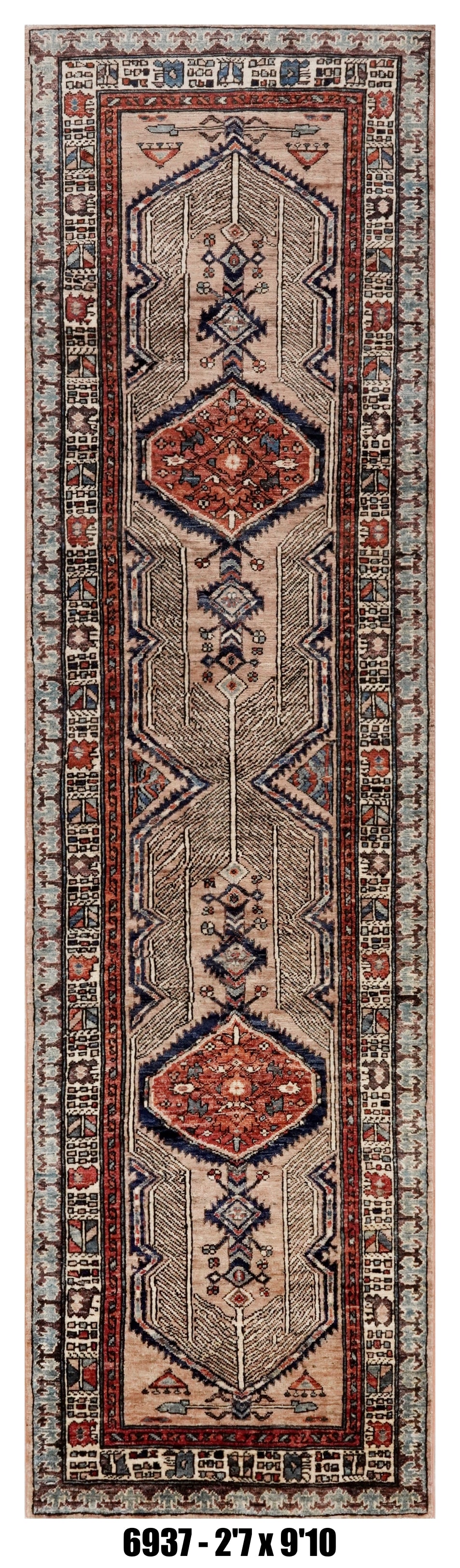 Handmade Afghan Rug — Runner