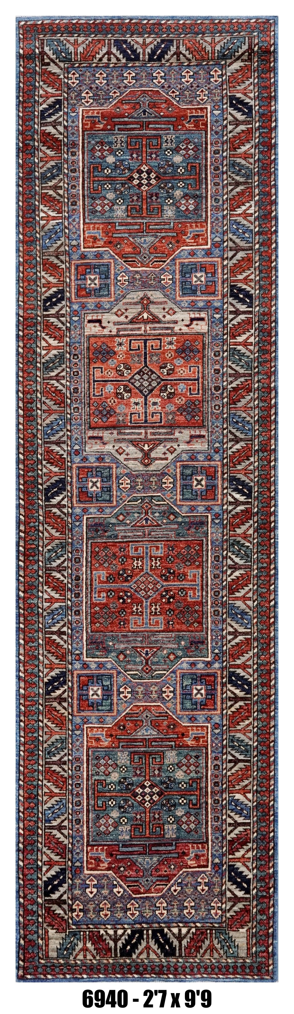 Handmade Afghan Rug — Runner