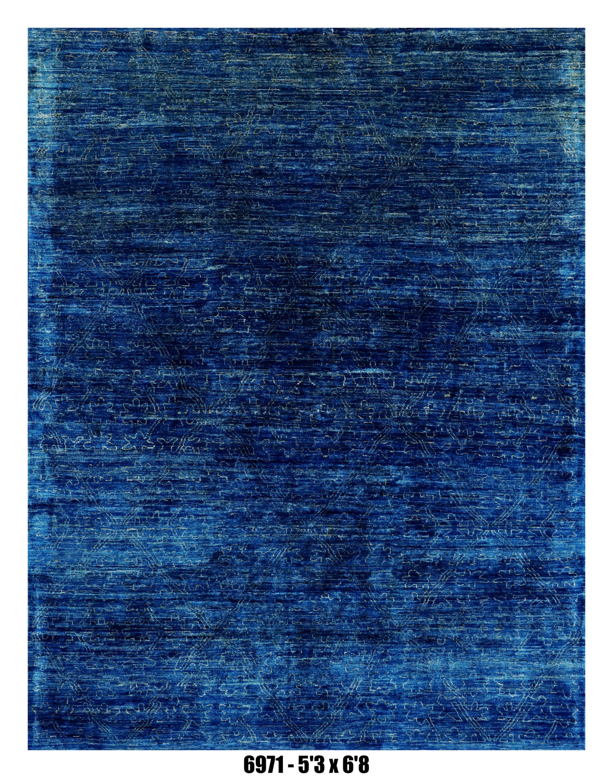 Handmade Afghan Rug — 5x7-8