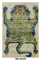 Handmade Afghan Rug — 4x6