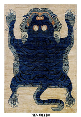 Handmade Afghan Rug — 4x6