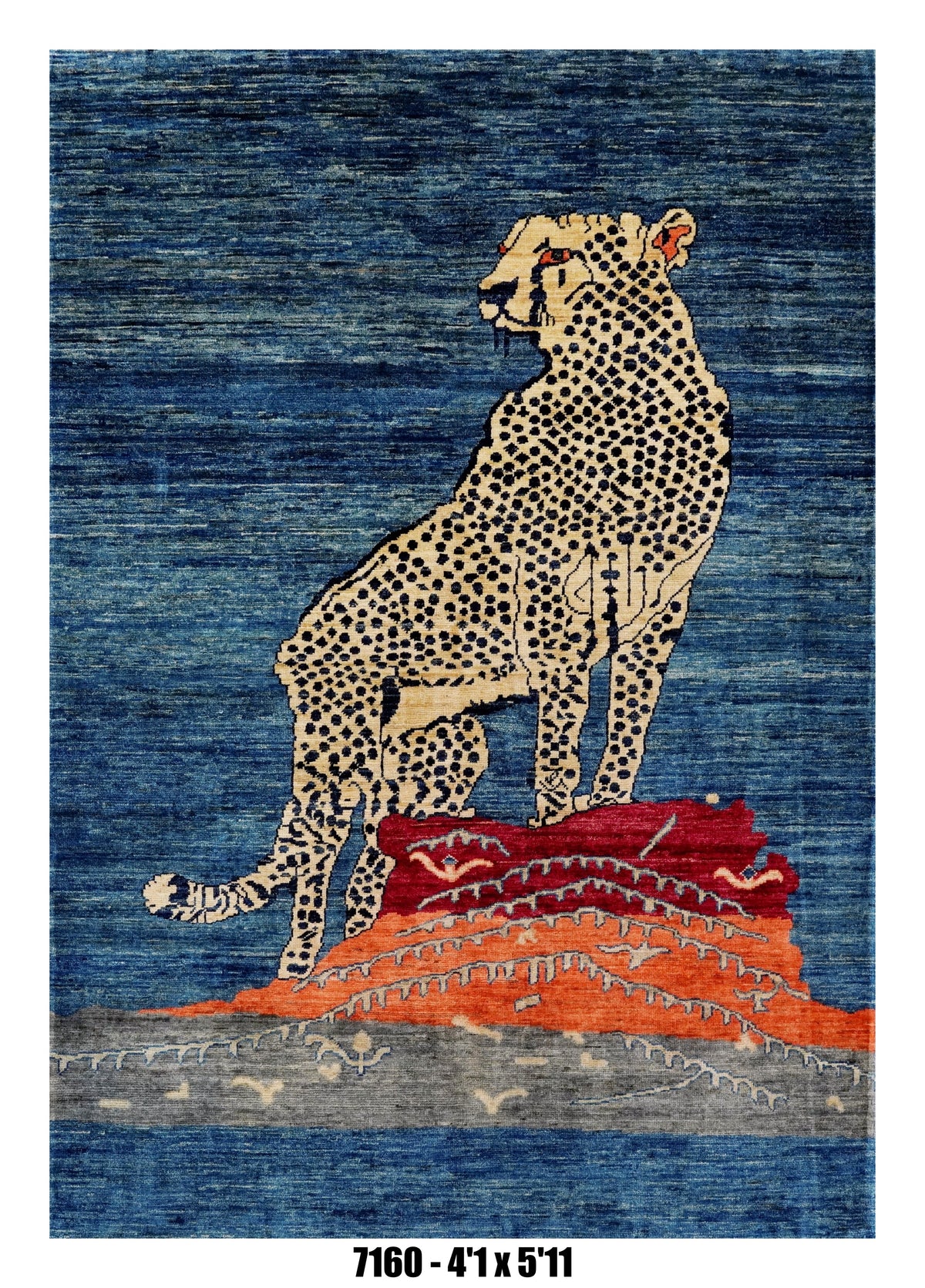 Handmade Afghan Rug — 4x6
