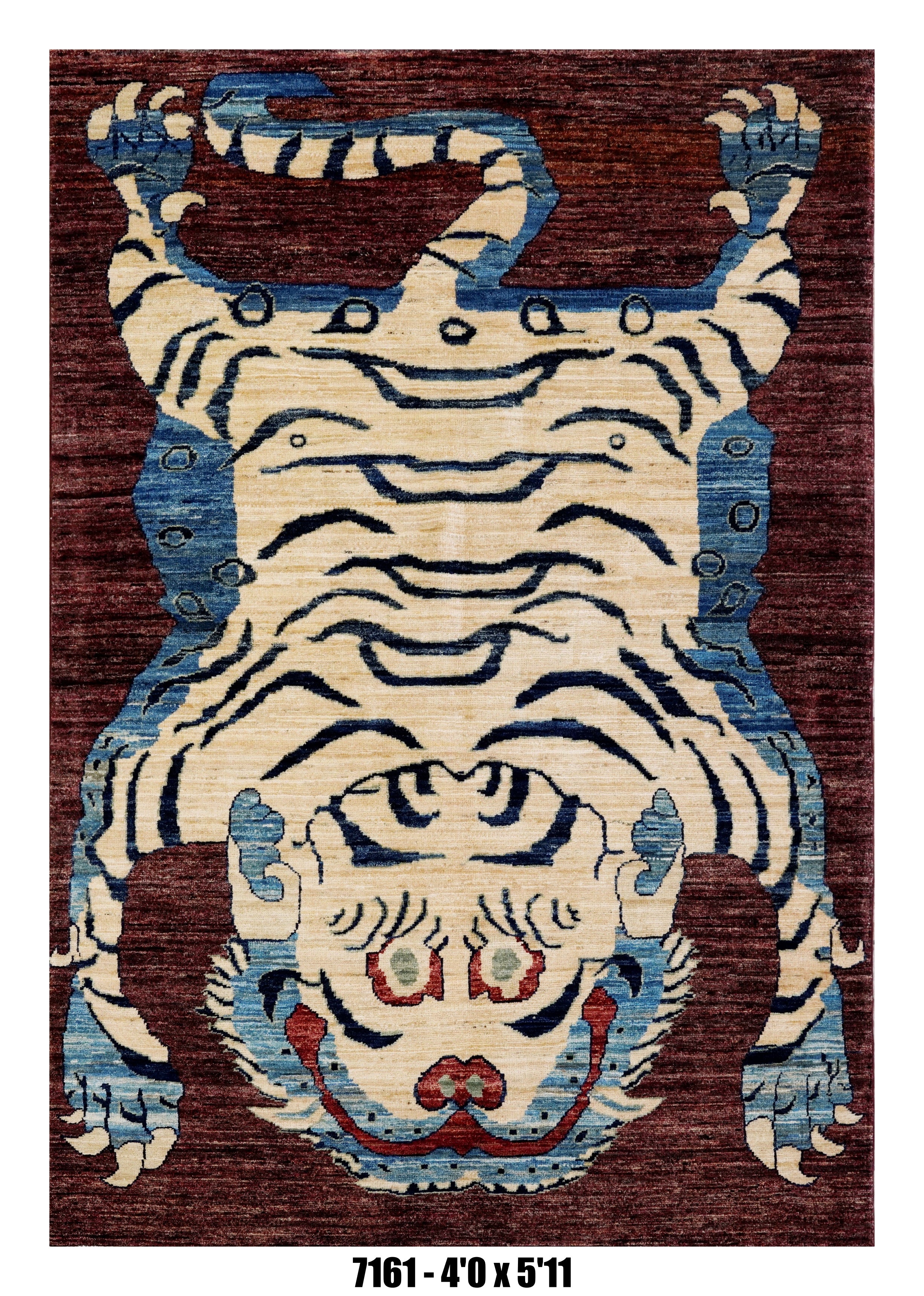 Handmade Afghan Rug — 4x6