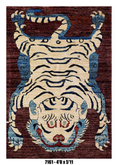 Handmade Afghan Rug — 4x6