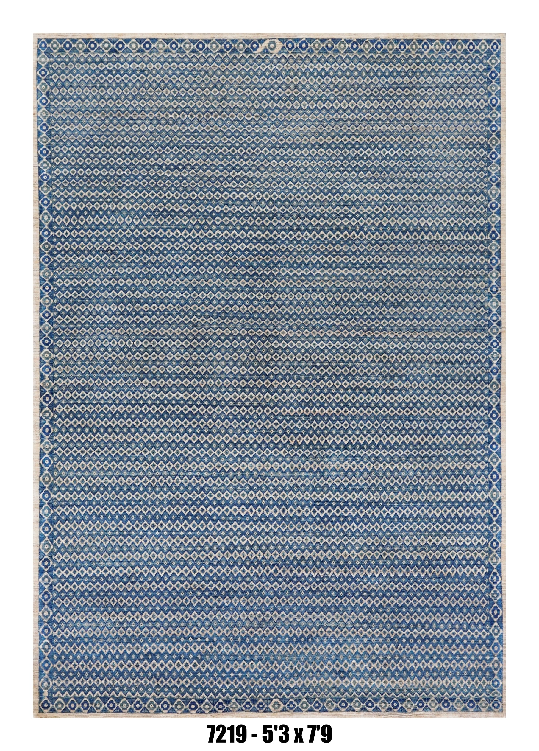 Handmade Afghan Rug — 5x7-8