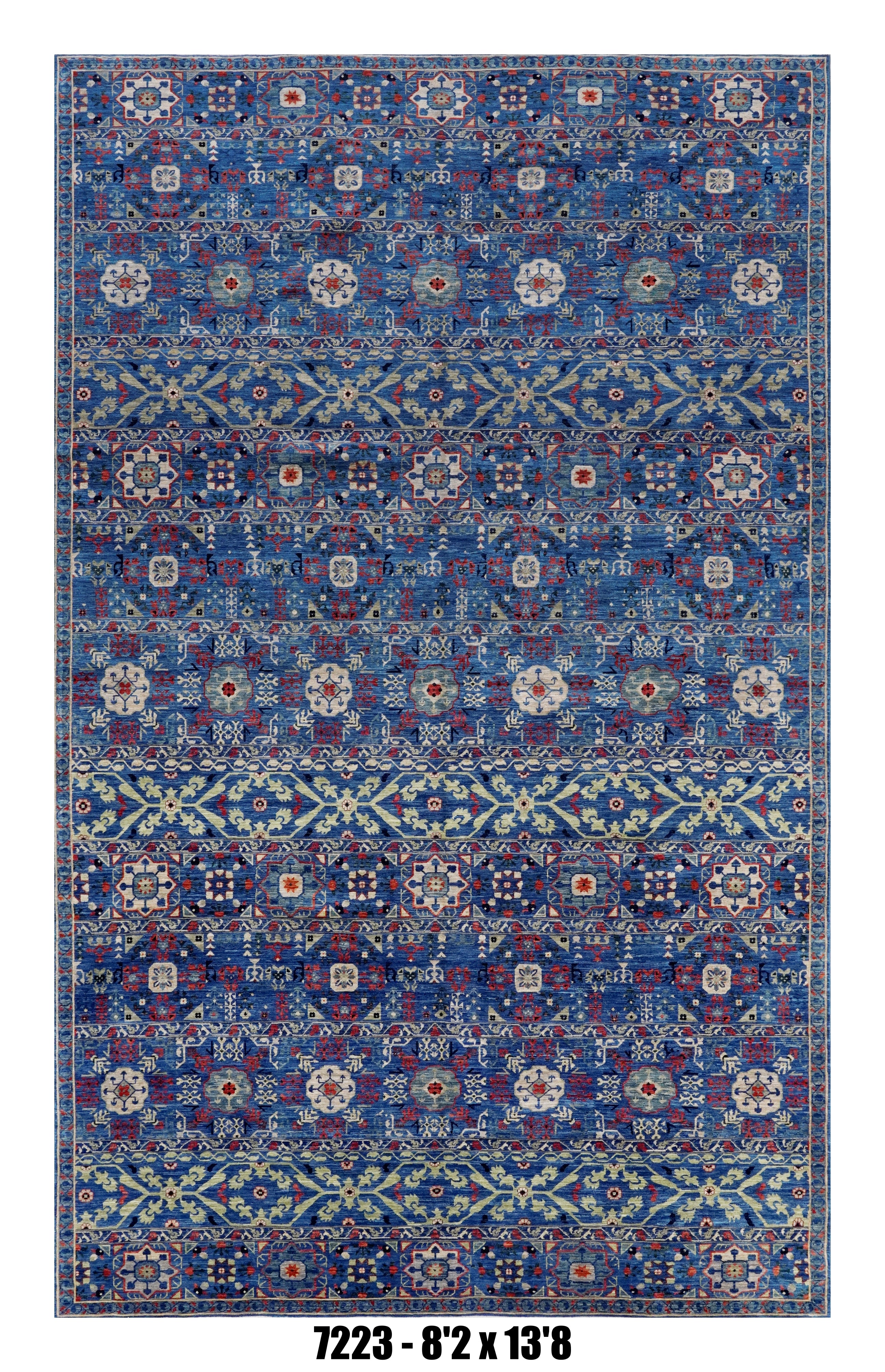 Handmade Afghan Rug — 9x12