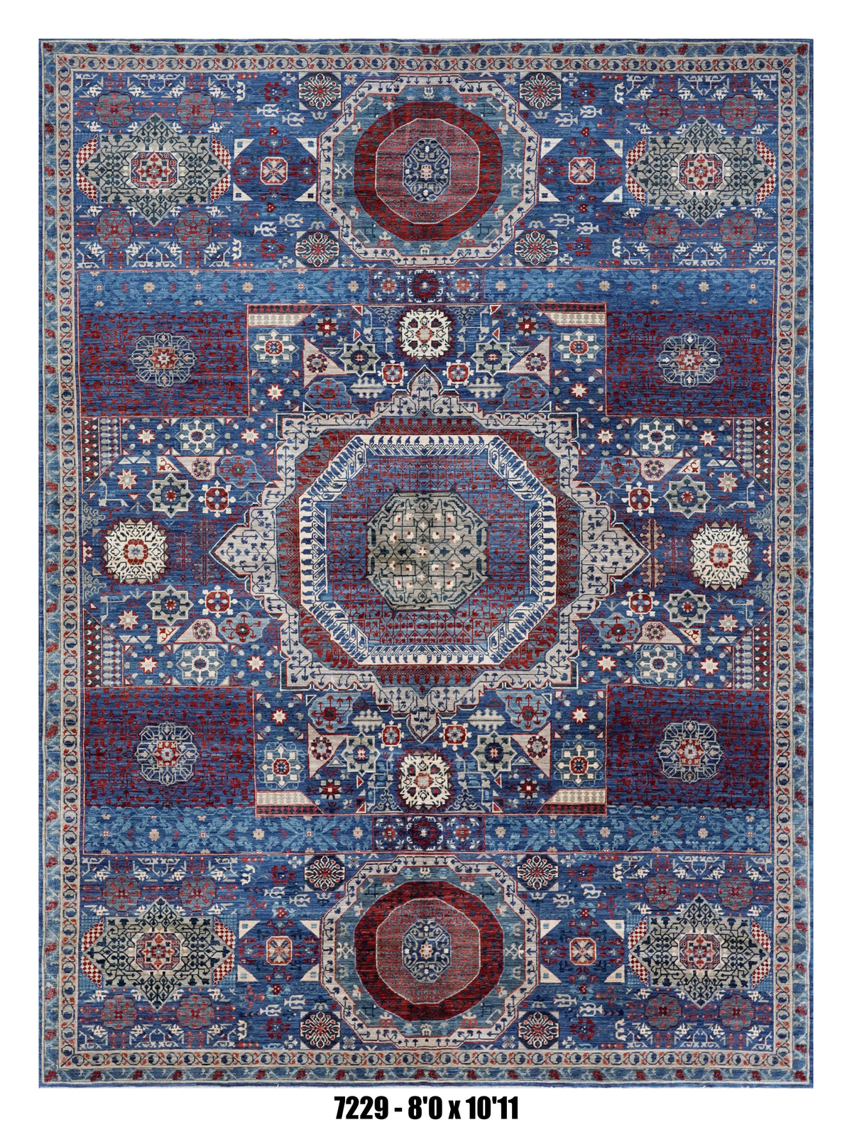 Handmade Afghan Rug — 8x10