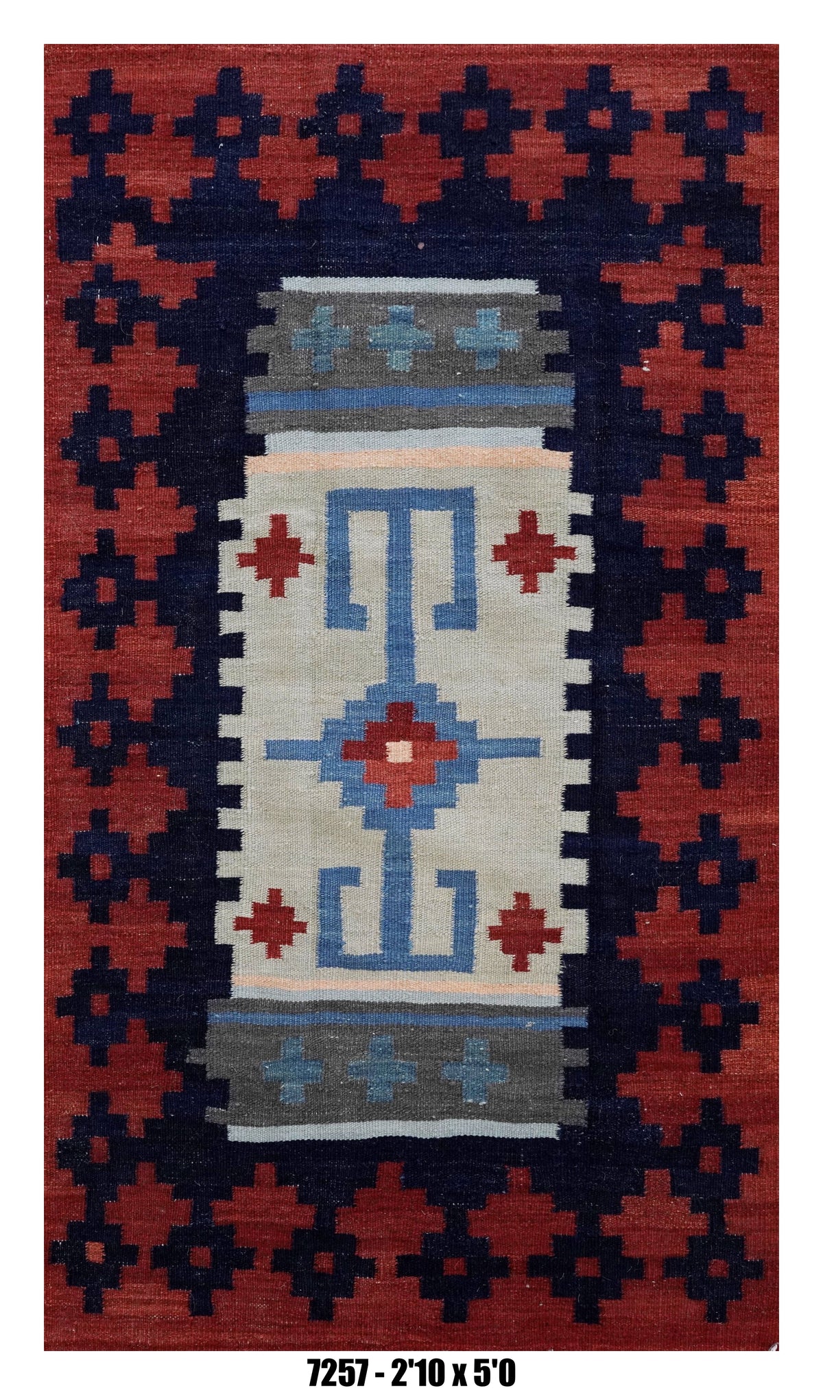 Handmade Afghan Rug — Killim 3x5
