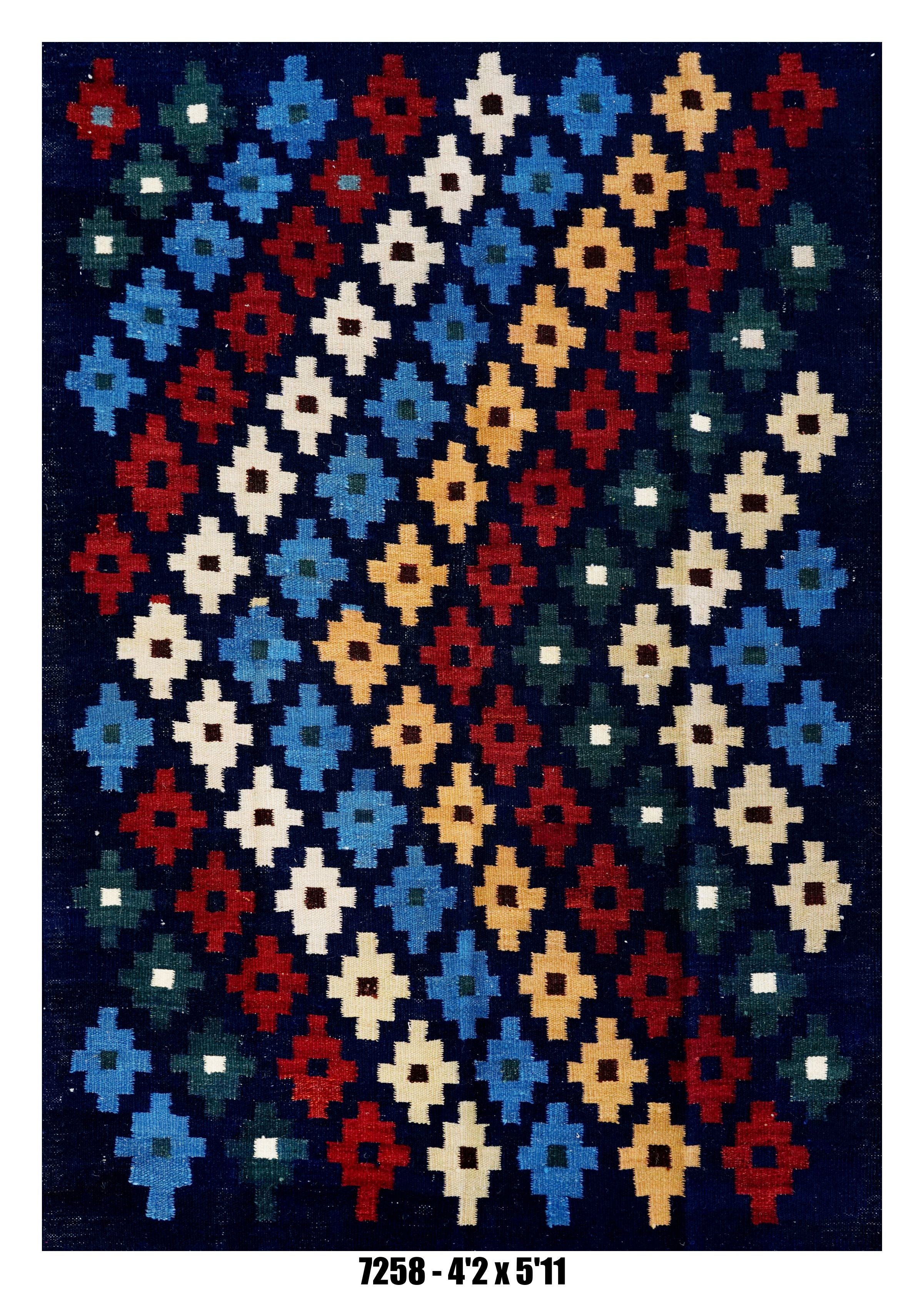 Handmade Afghan Rug — Killim 4x6