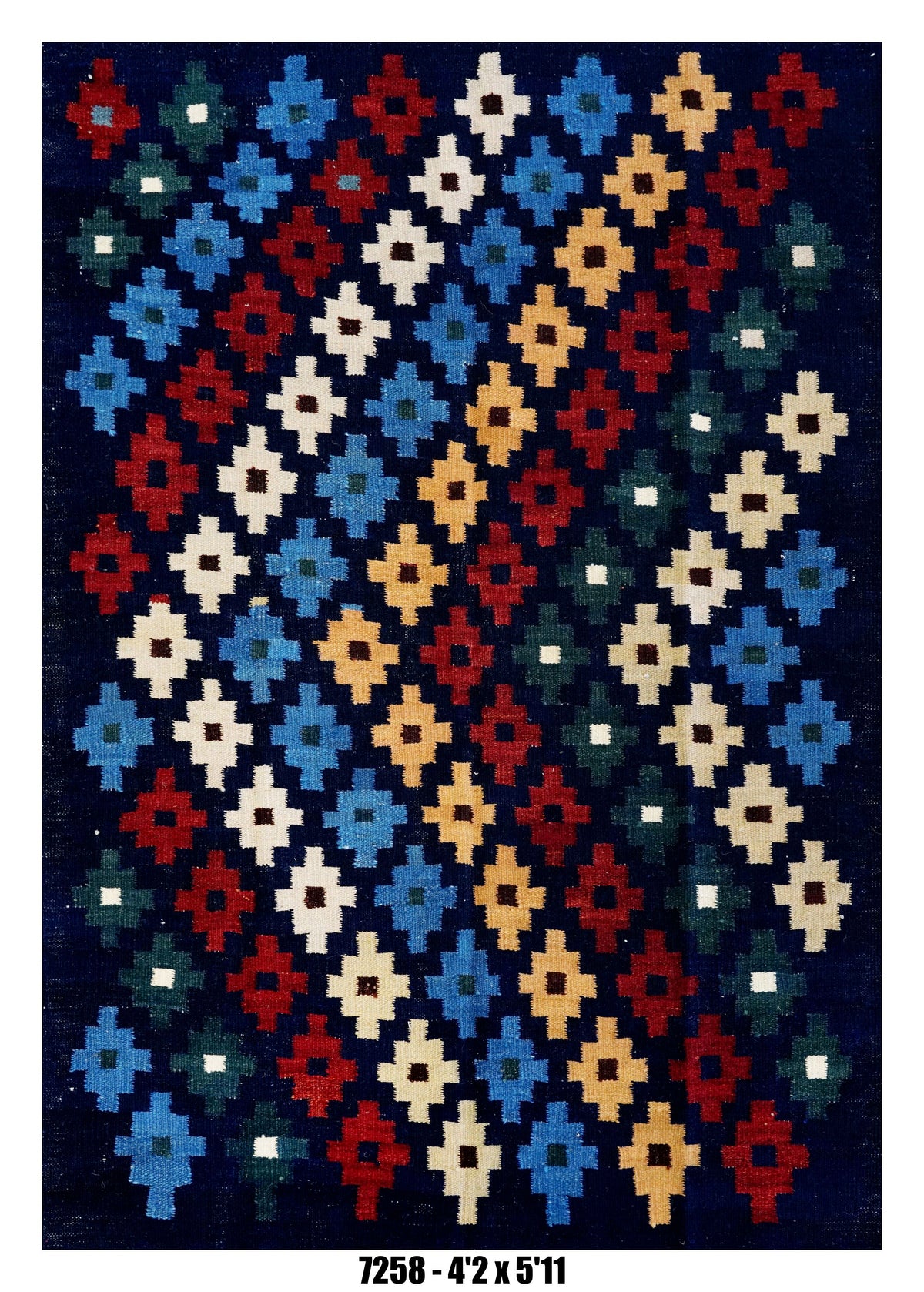 Handmade Afghan Rug — Killim 4x6
