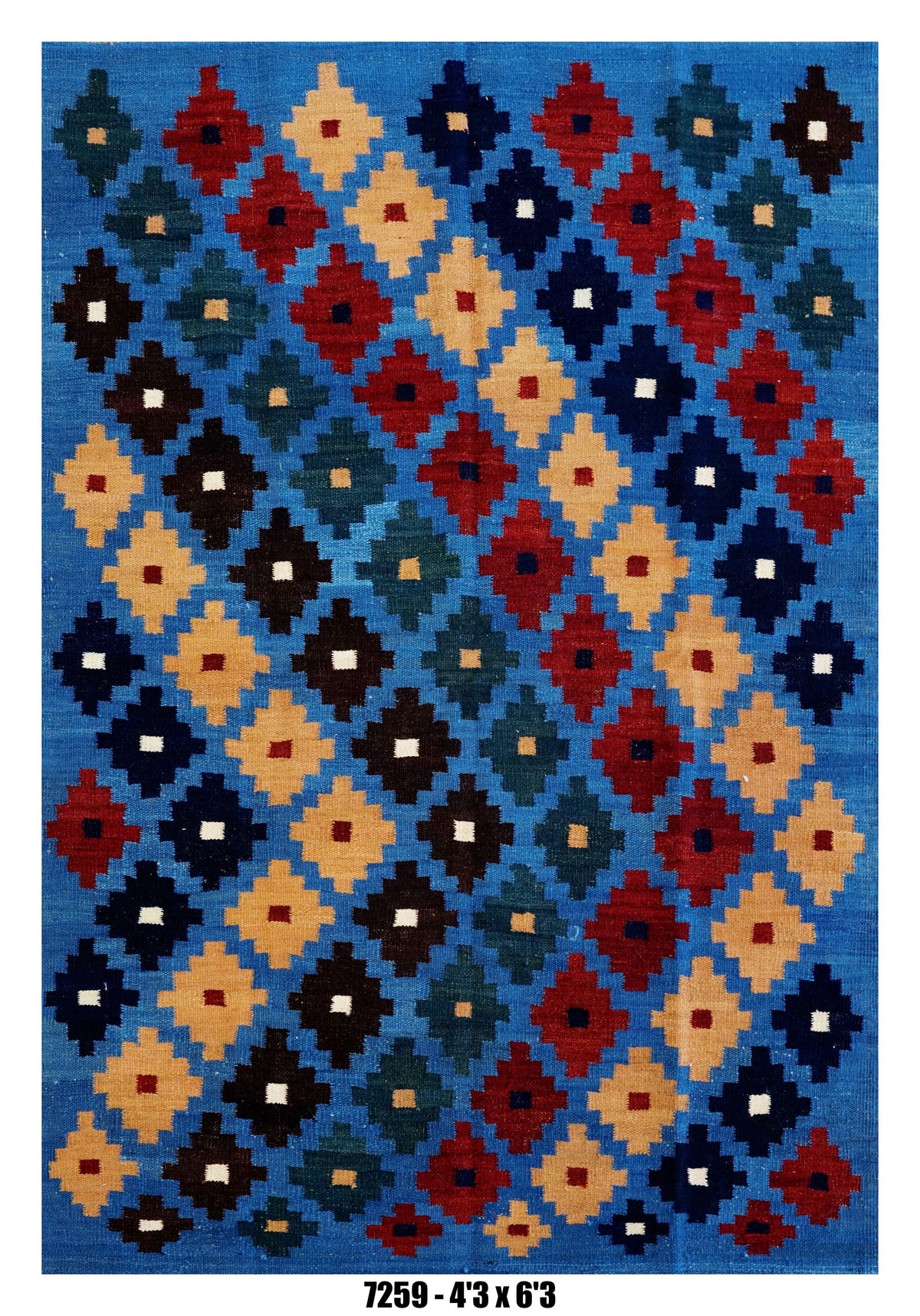 Handmade Afghan Rug — Killim 4x6
