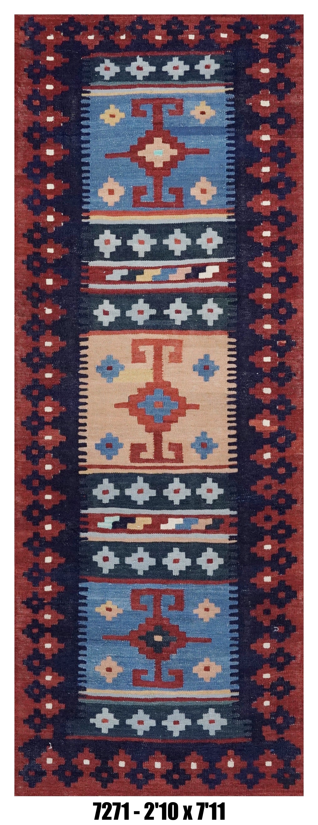 Handmade Afghan Rug — Killim Runner