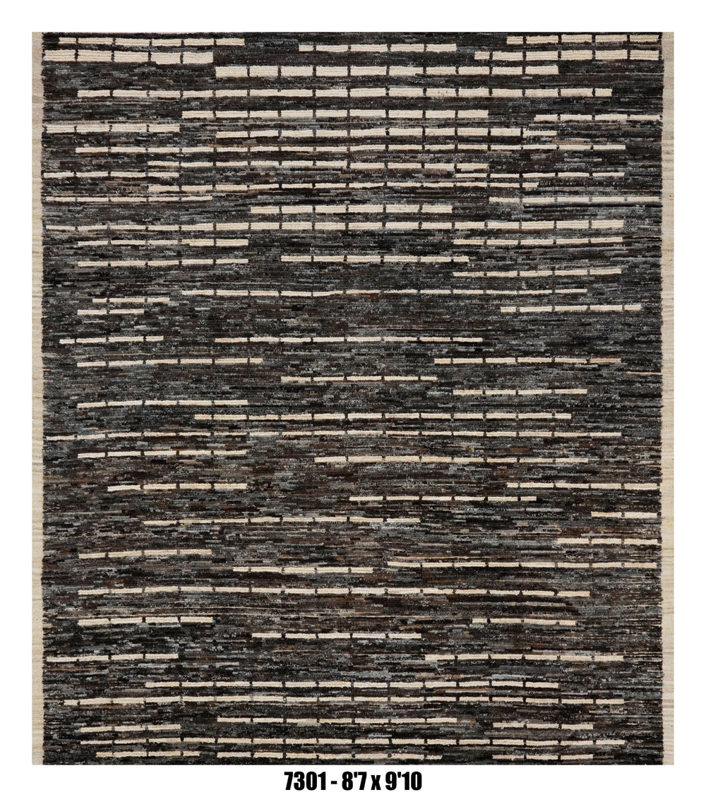 Handmade Afghan Rug — Moroccan 8x10