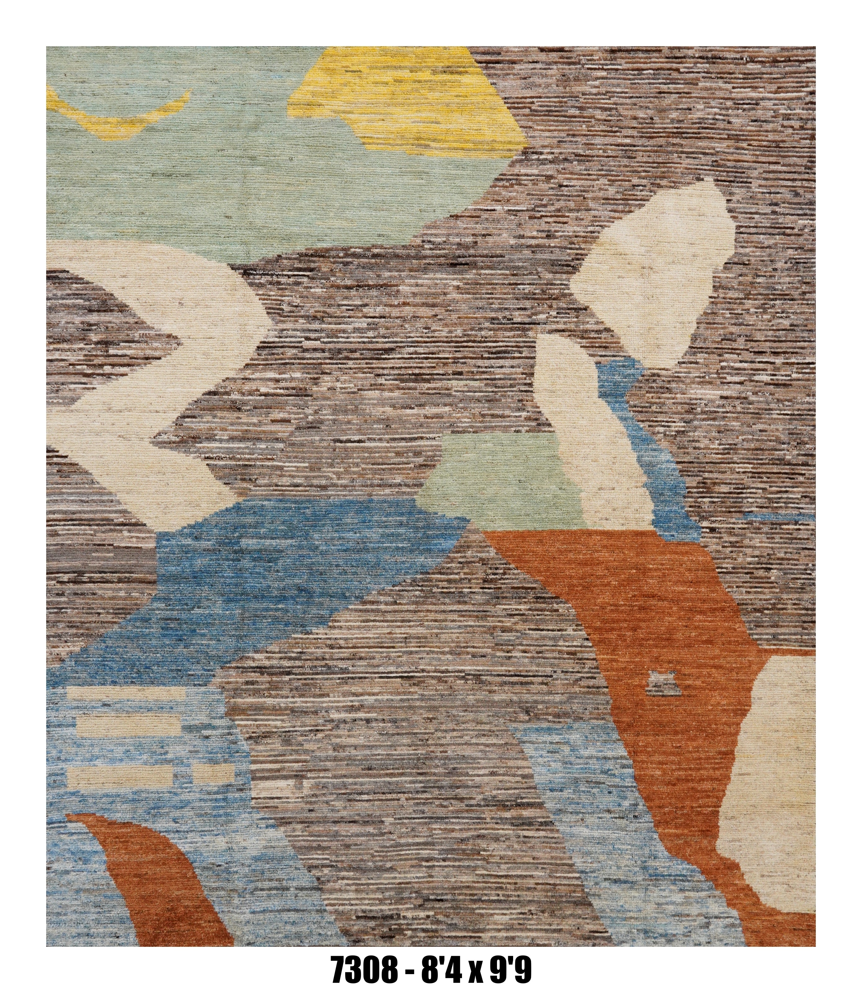 Handmade Afghan Rug — Moroccan 8x10