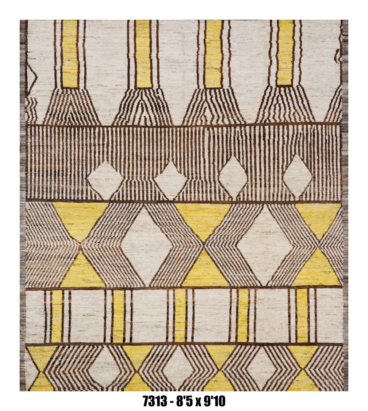 Handmade Afghan Rug — Moroccan 8x10