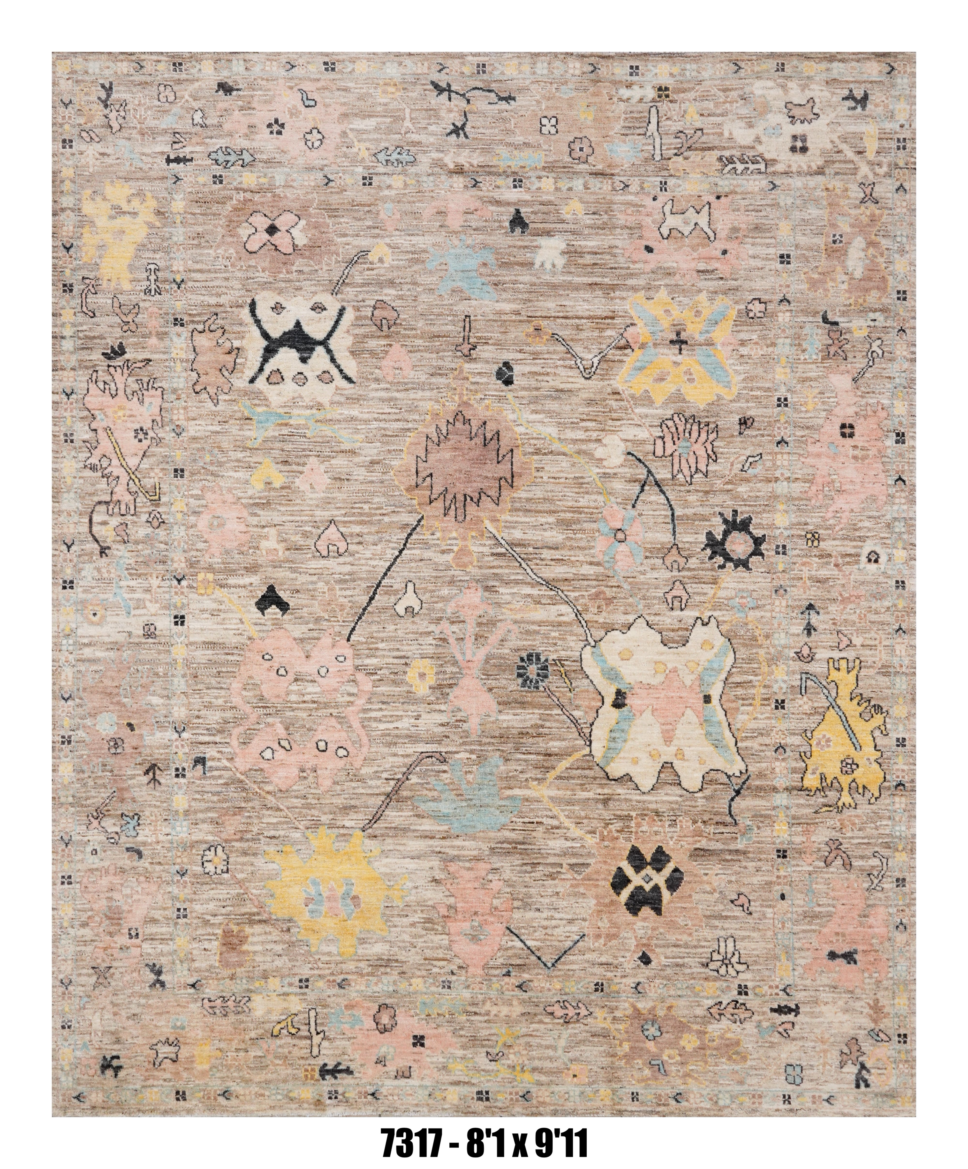 Handmade Afghan Rug — 8x10