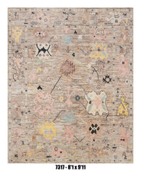 Handmade Afghan Rug — 8x10